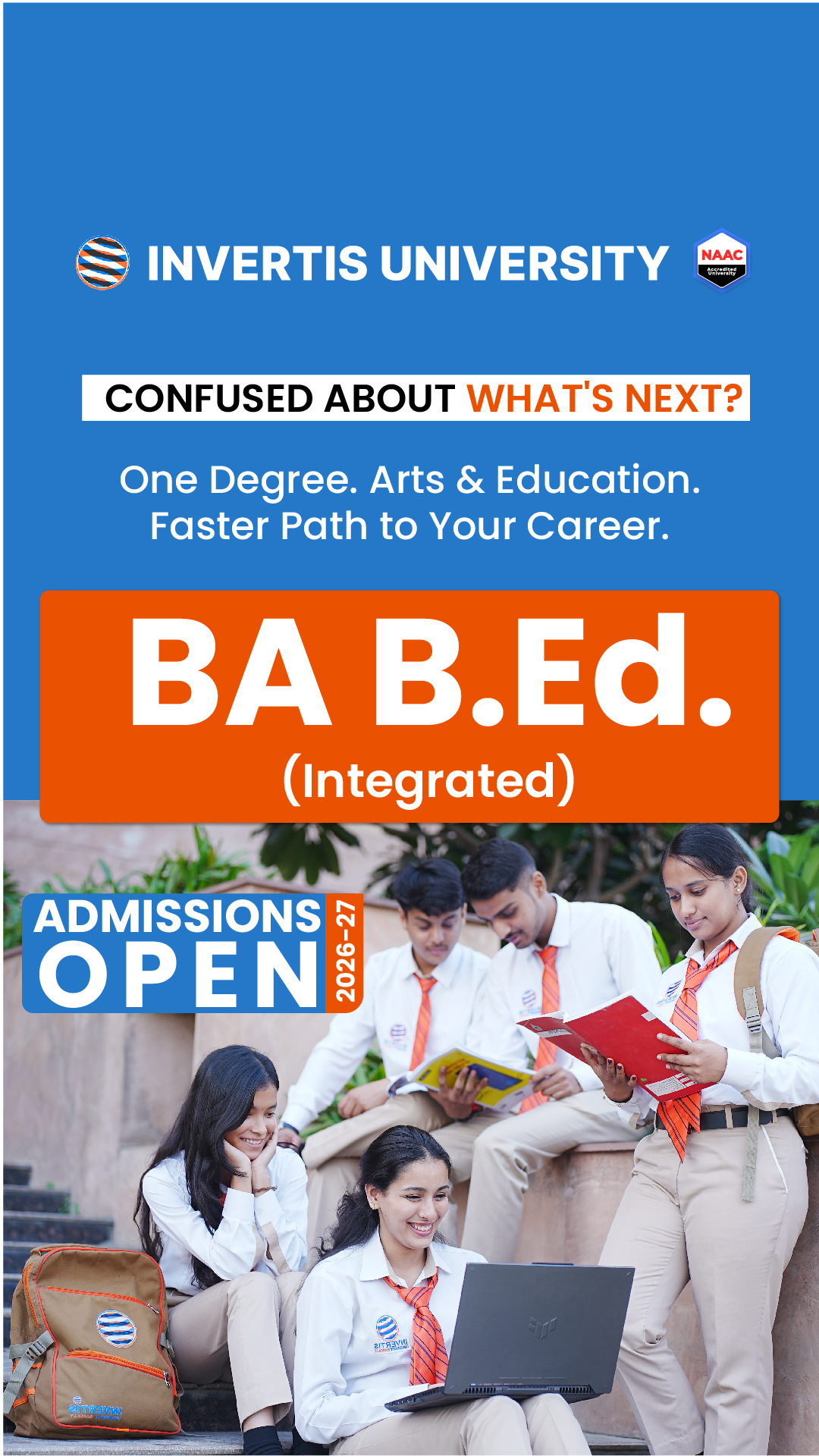 Invertis University Facebook ad