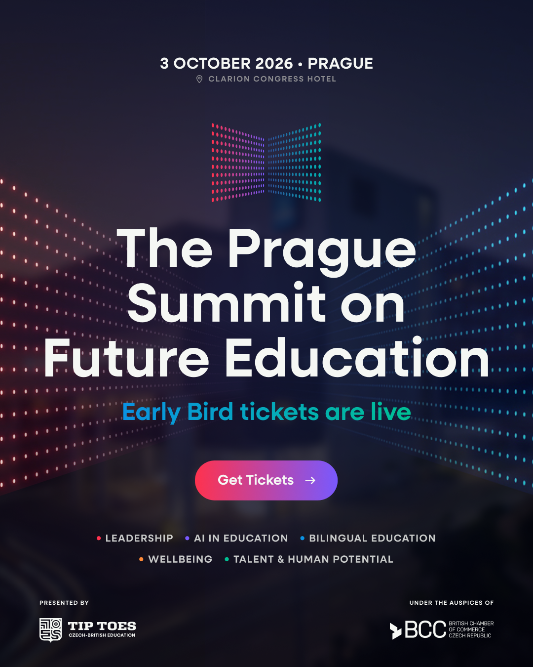 The Prague Summit on Future Education Facebook ad: The Prague Summit on Future Education is officially…