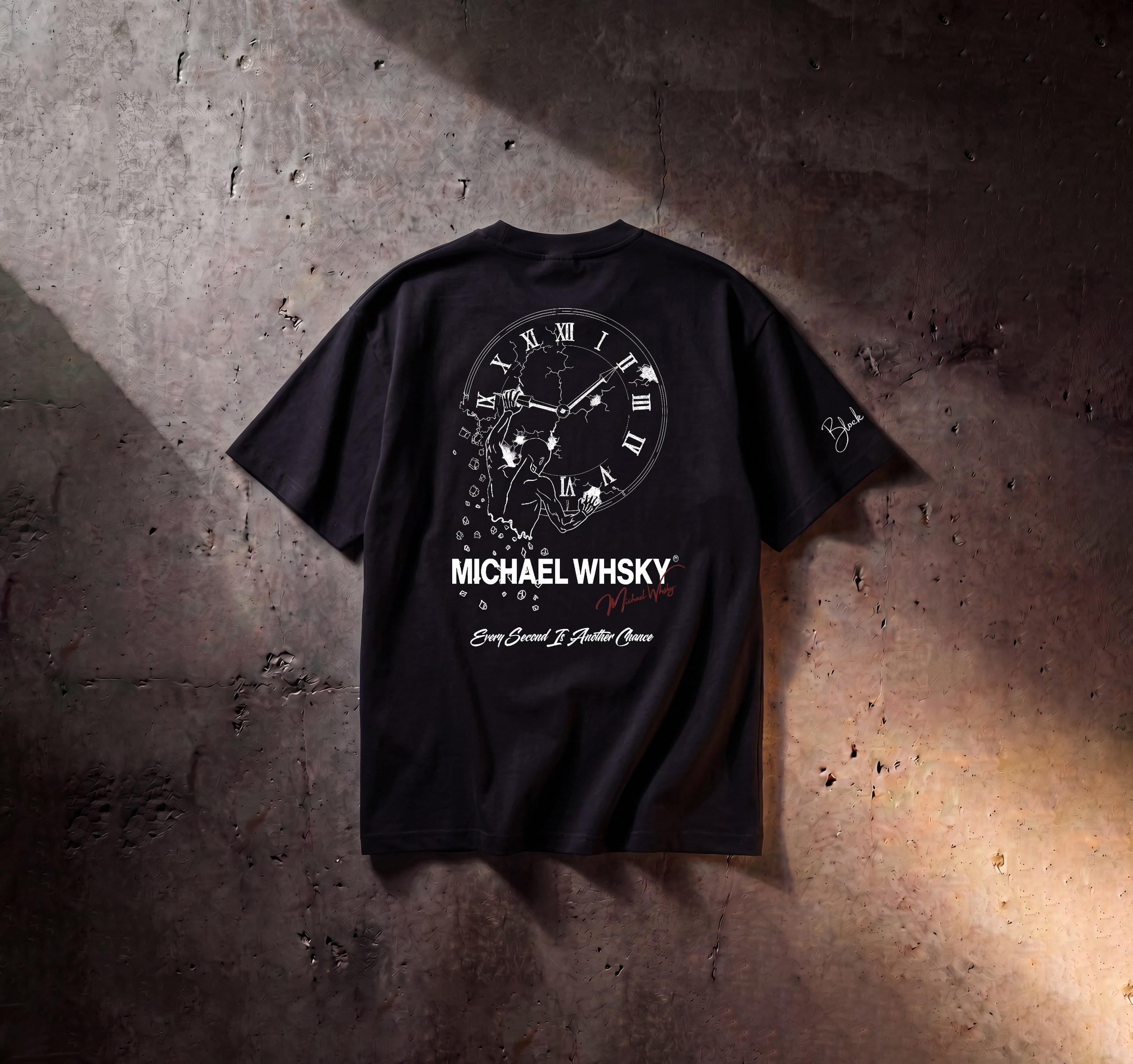 Michael Whsky Facebook ad: Every Second Is Another Chance Heavyweight T-Shirt