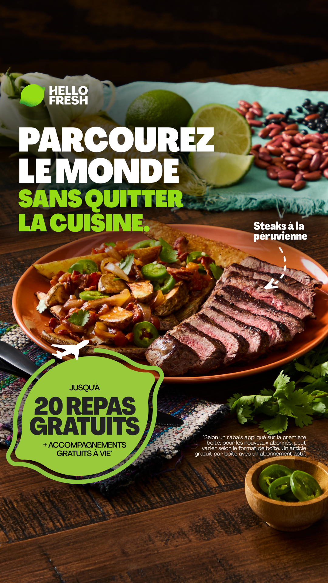HelloFresh Facebook ad