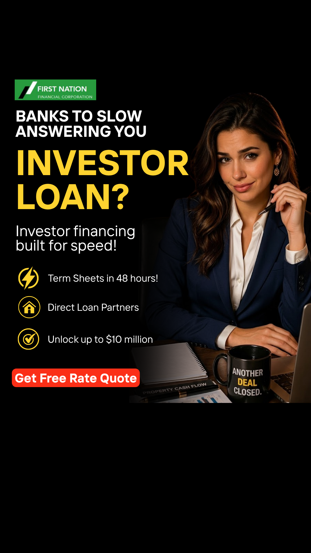 First Nation Financial Corp. Facebook ad