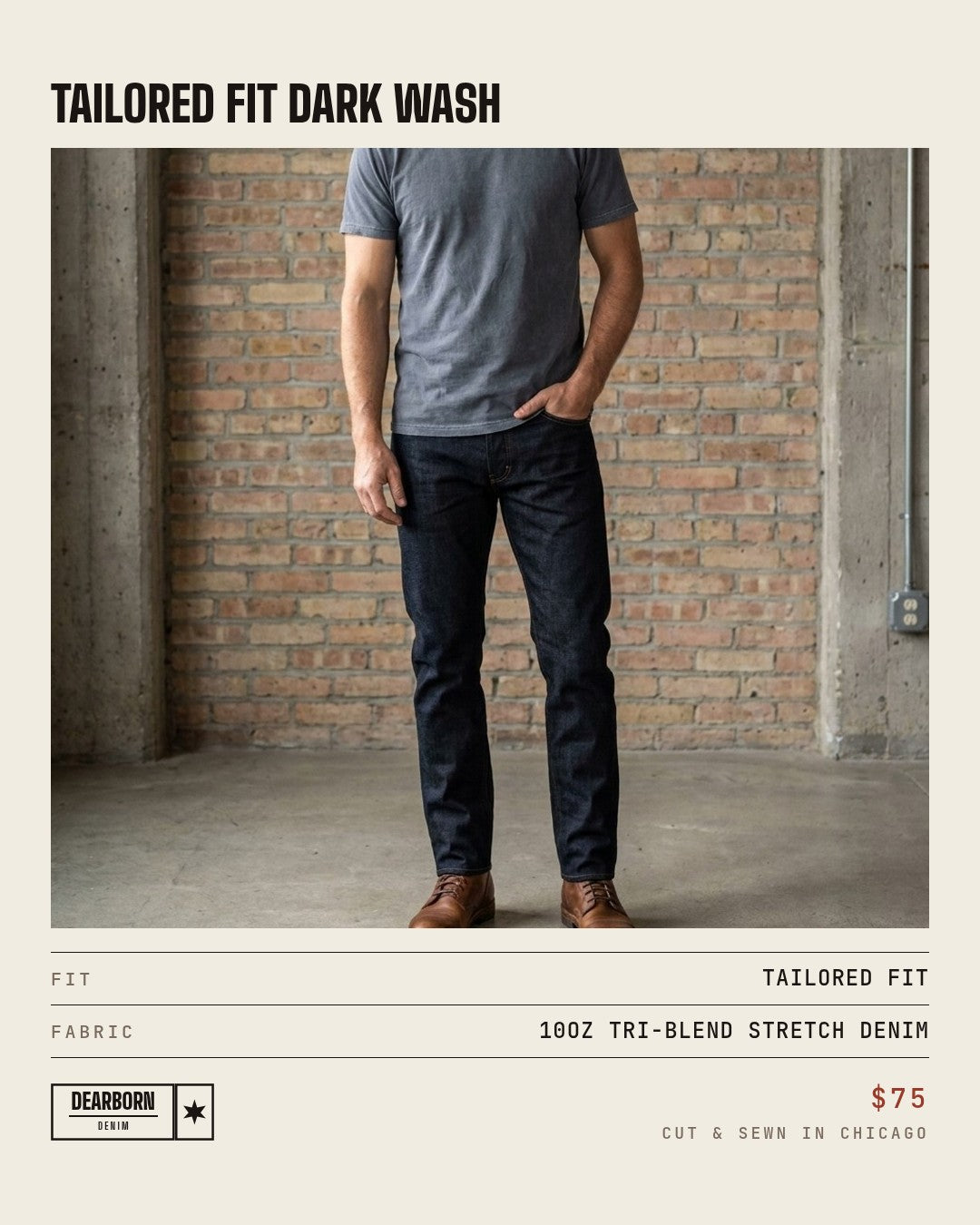 Dearborn Denim & Apparel Facebook ad: $75. Do the Math.