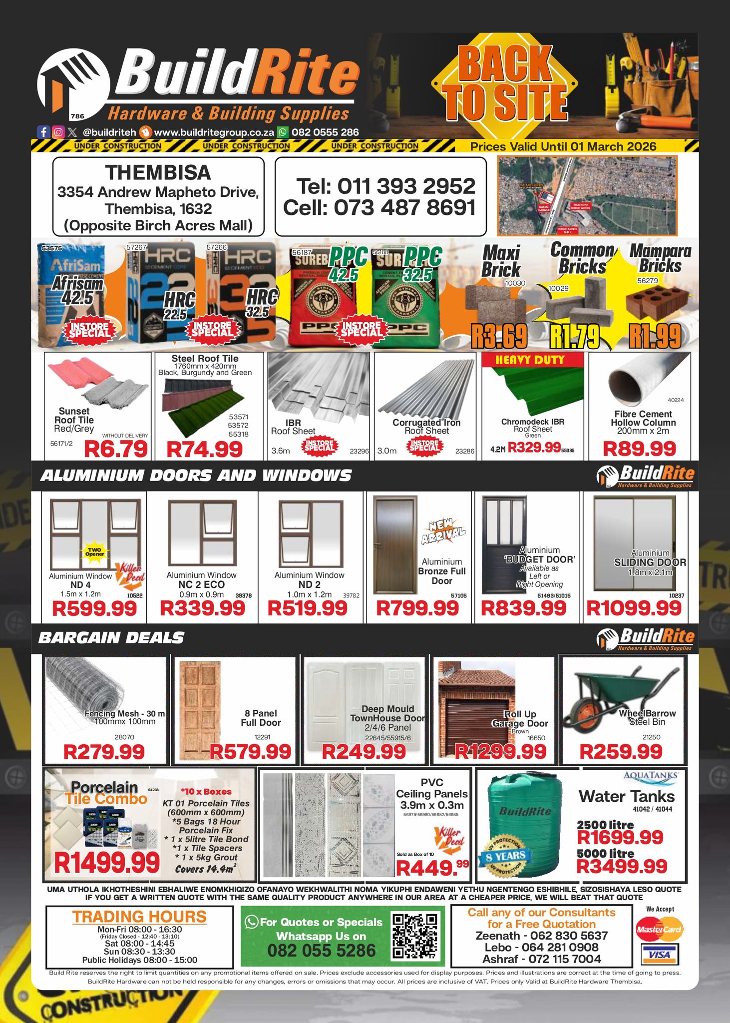 Build Rite Hardware Facebook ad