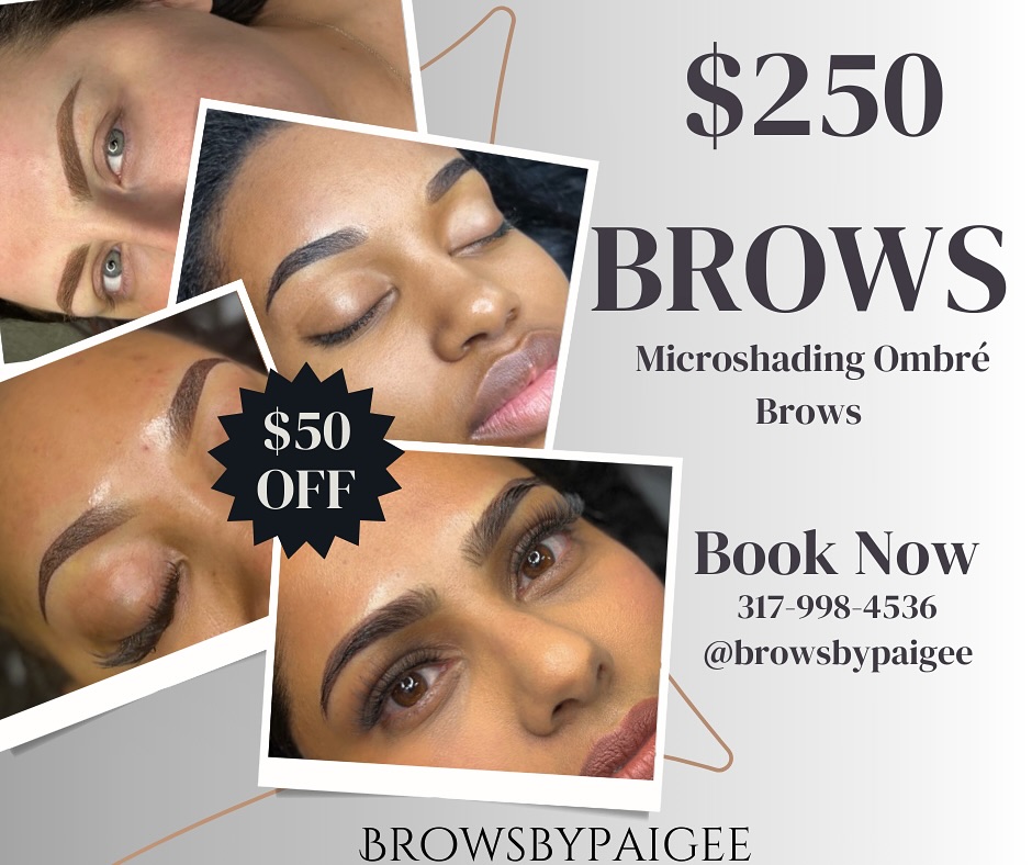 Brows by Paigee Facebook ad