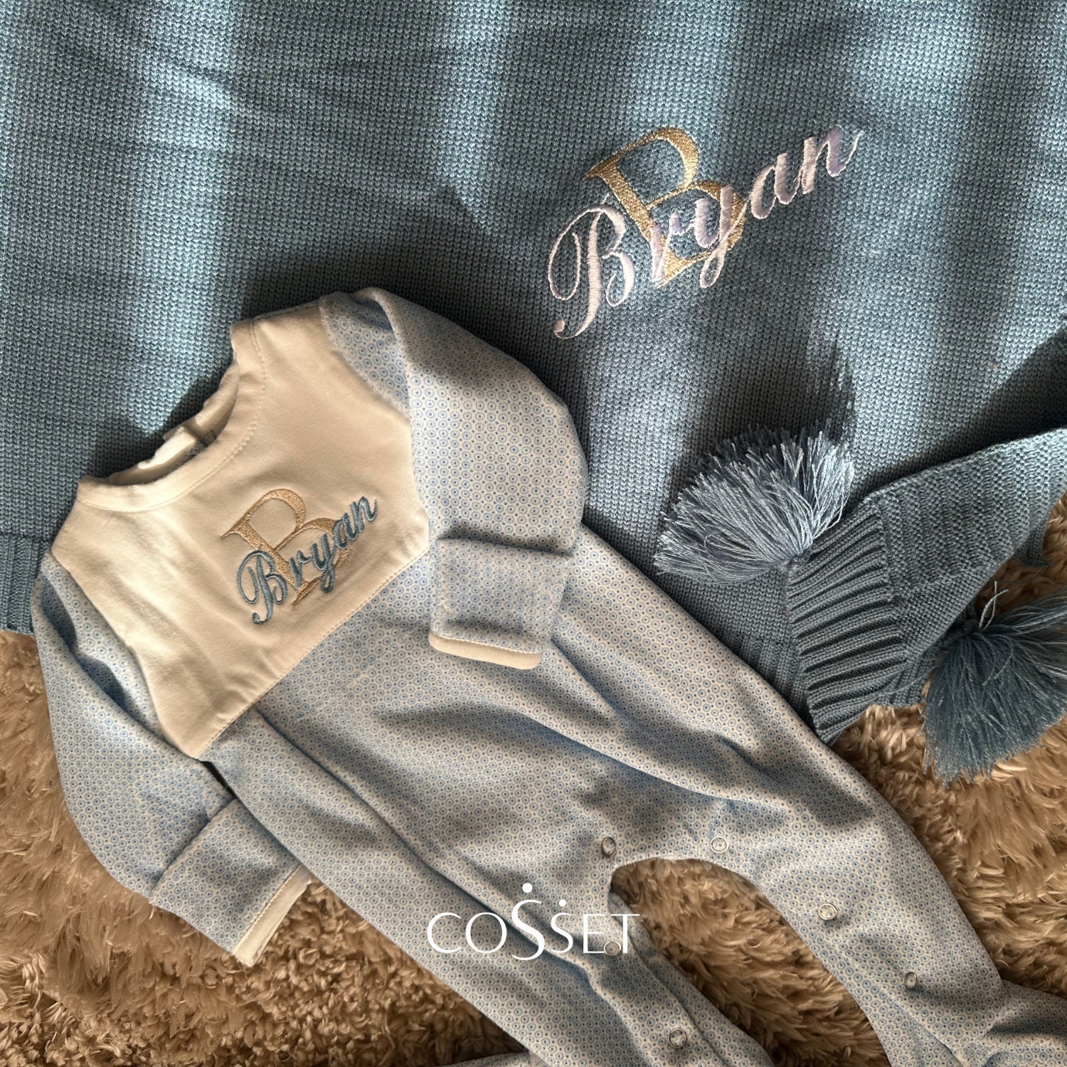 Cosset Facebook ad: Customize your favorite Baby Set.