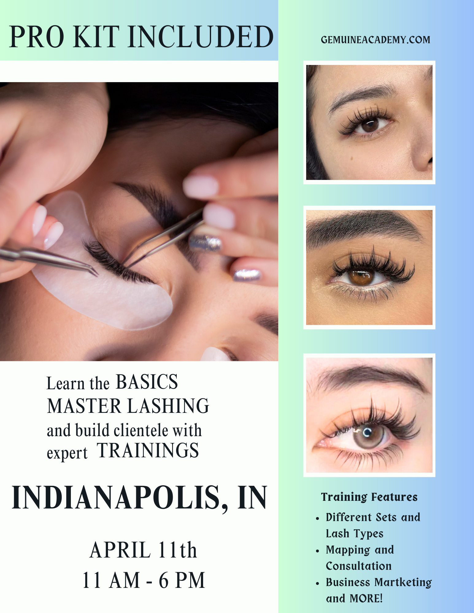 Gemuine Academy Facebook ad