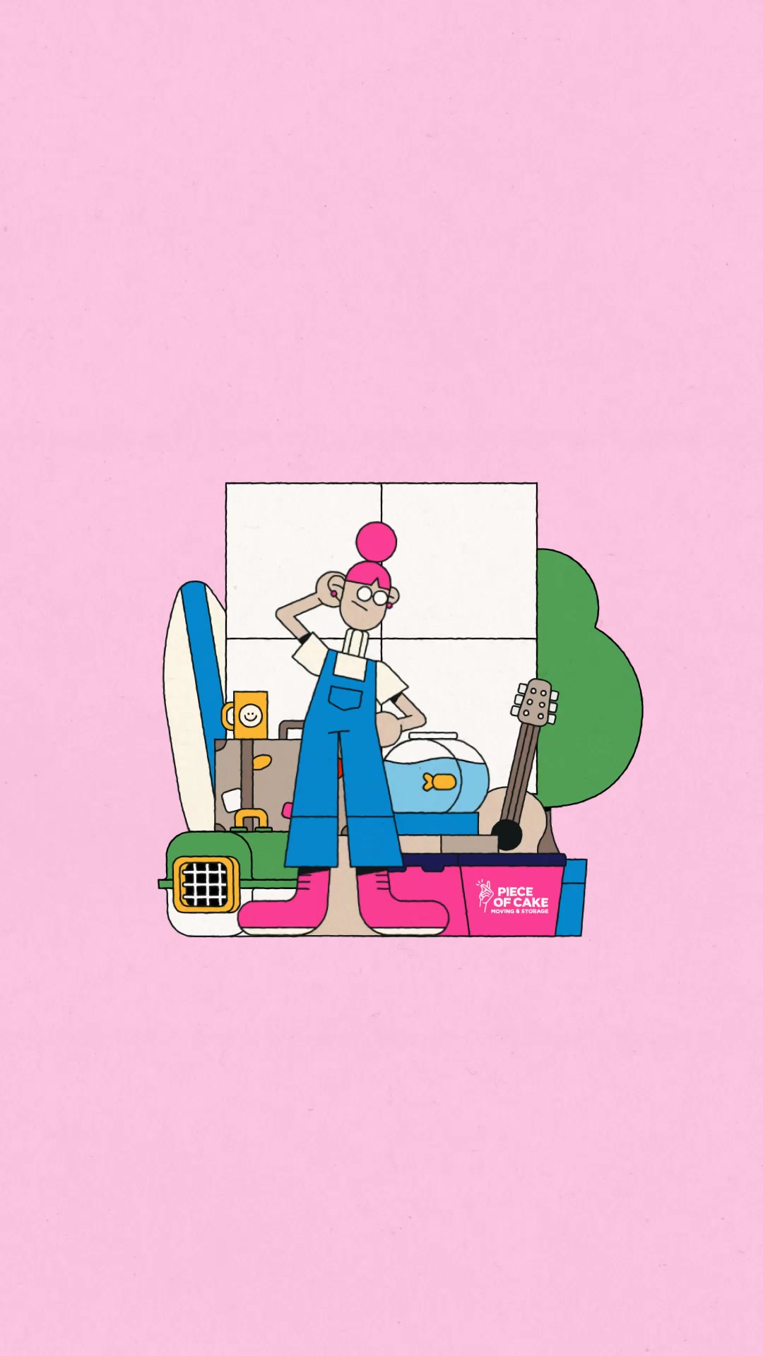 Piece of Cake Moving & Storage Facebook ad: NYC's moving company, trusted movers, and total…