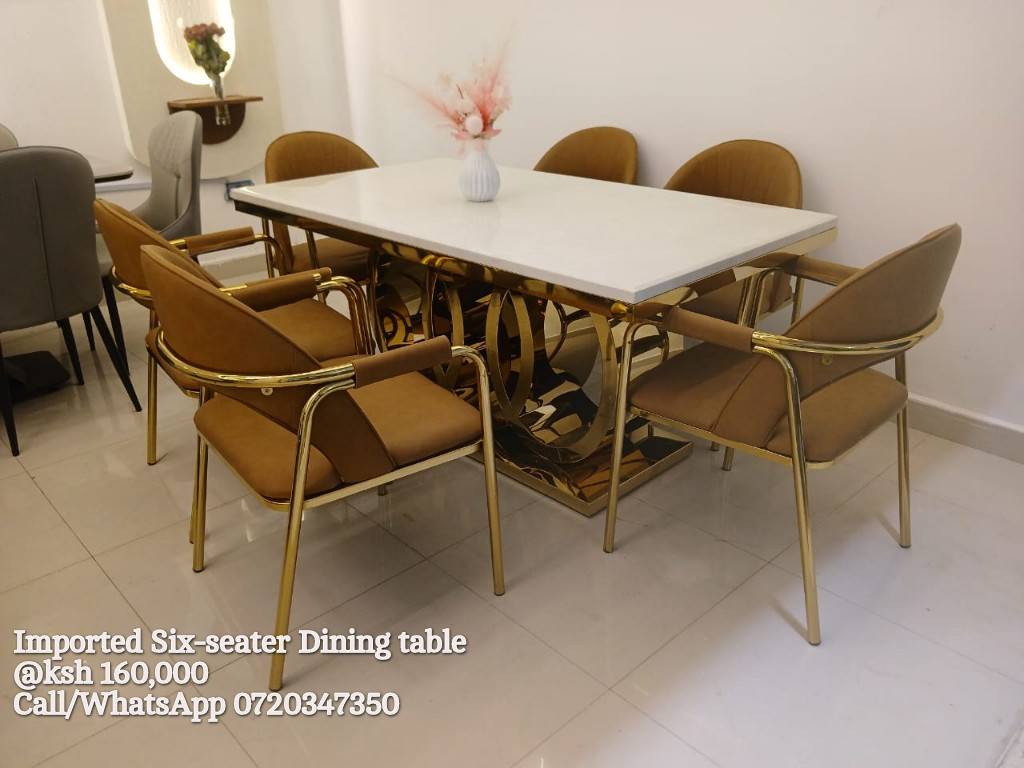 Furniture Region Kenya Facebook ad: NEWLY ARRIVED IMPORTED DINING TABLES, AVAILABLE NOW!