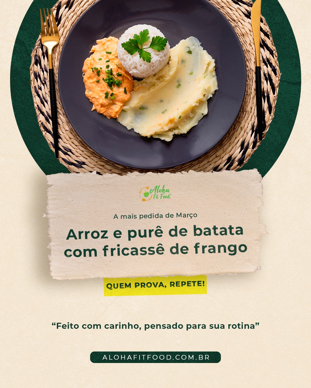 Aloha Fit Food Facebook ad