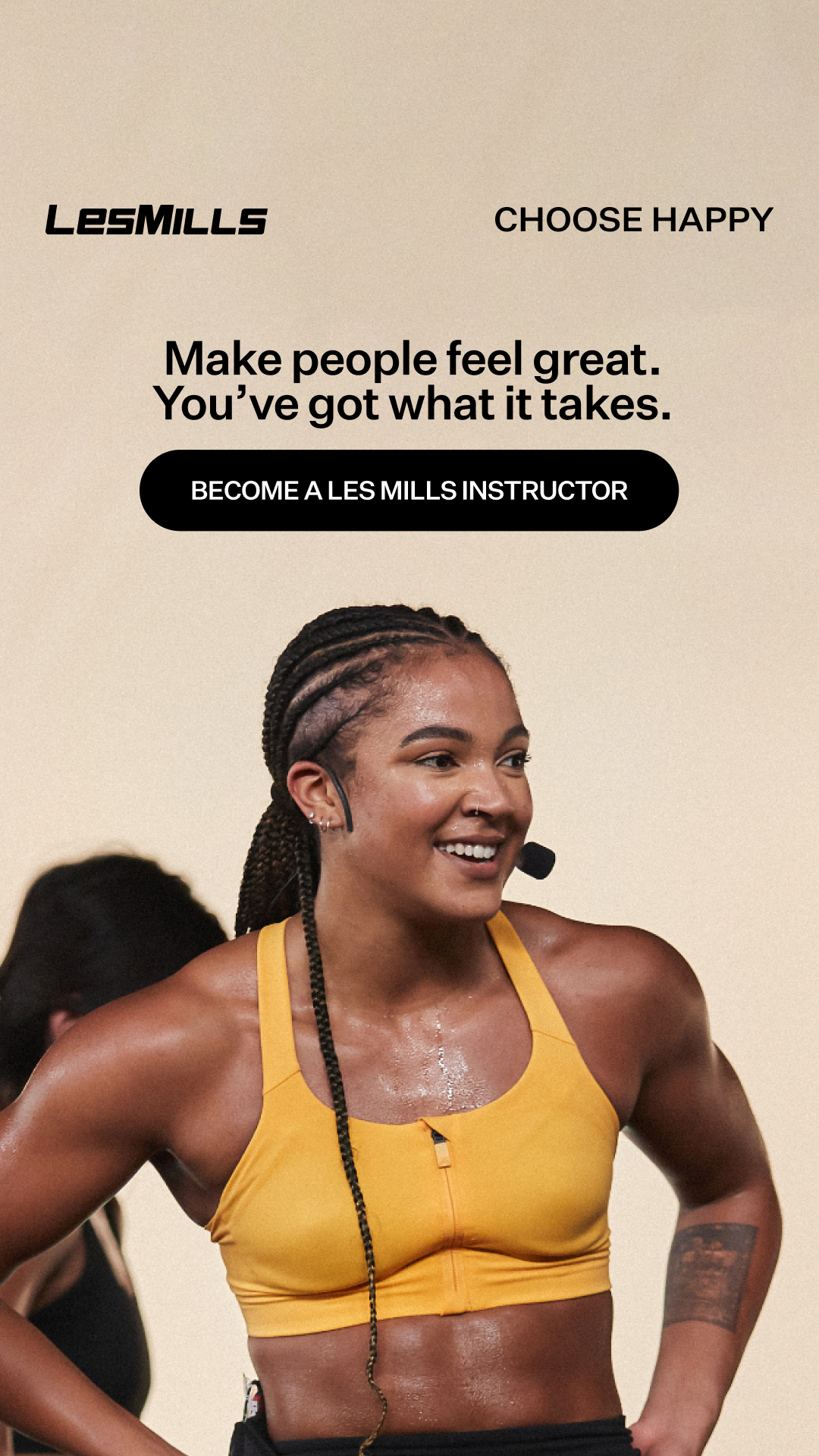 Les Mills Asia Pacific Facebook ad