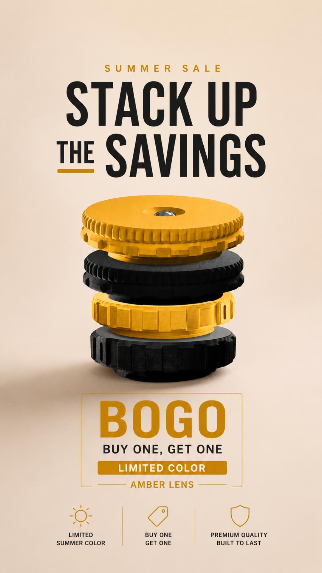 Pocket Dispo Facebook ad: BOGO Summer Lens Drop