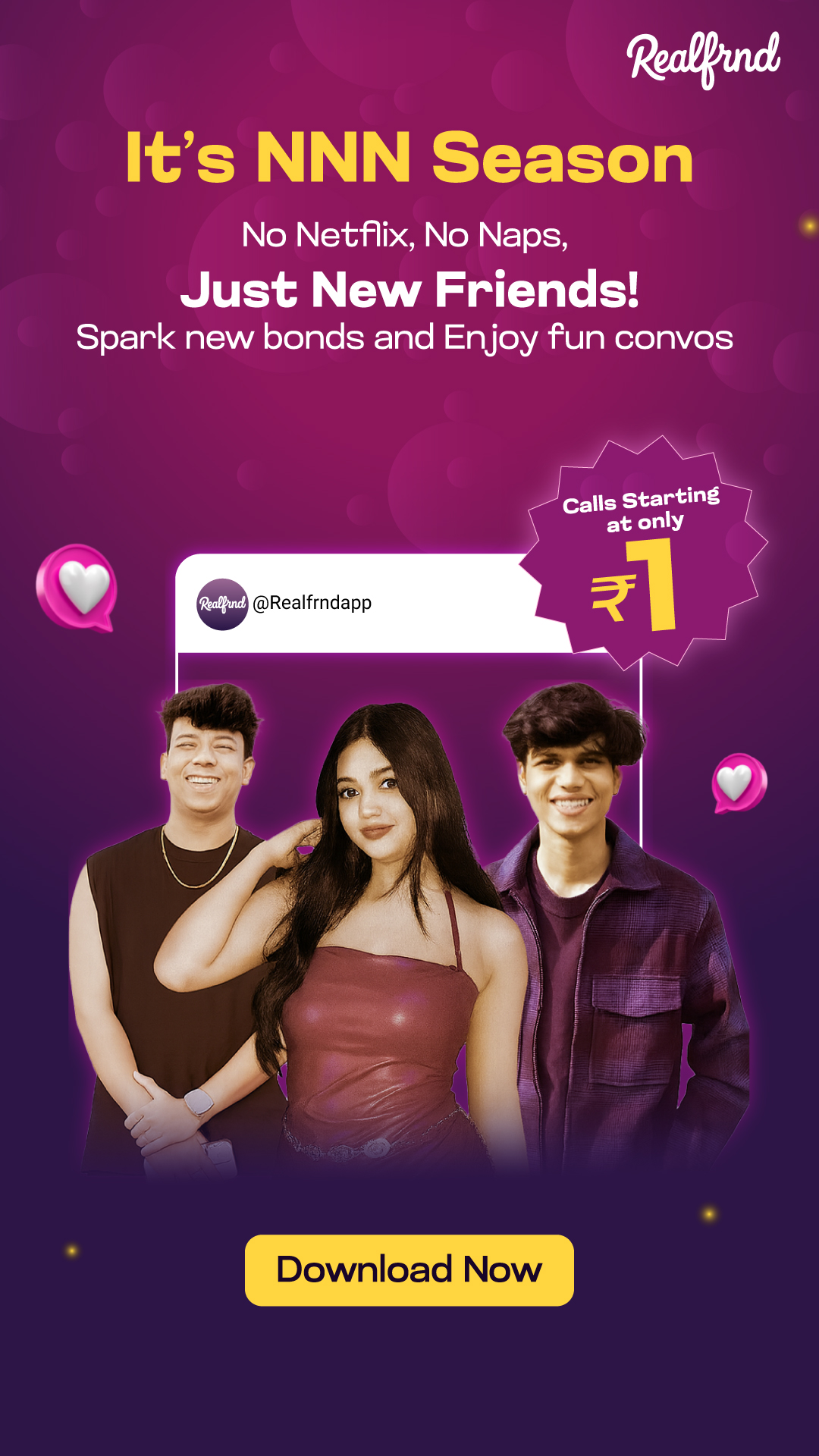 Real Frnd Facebook ad