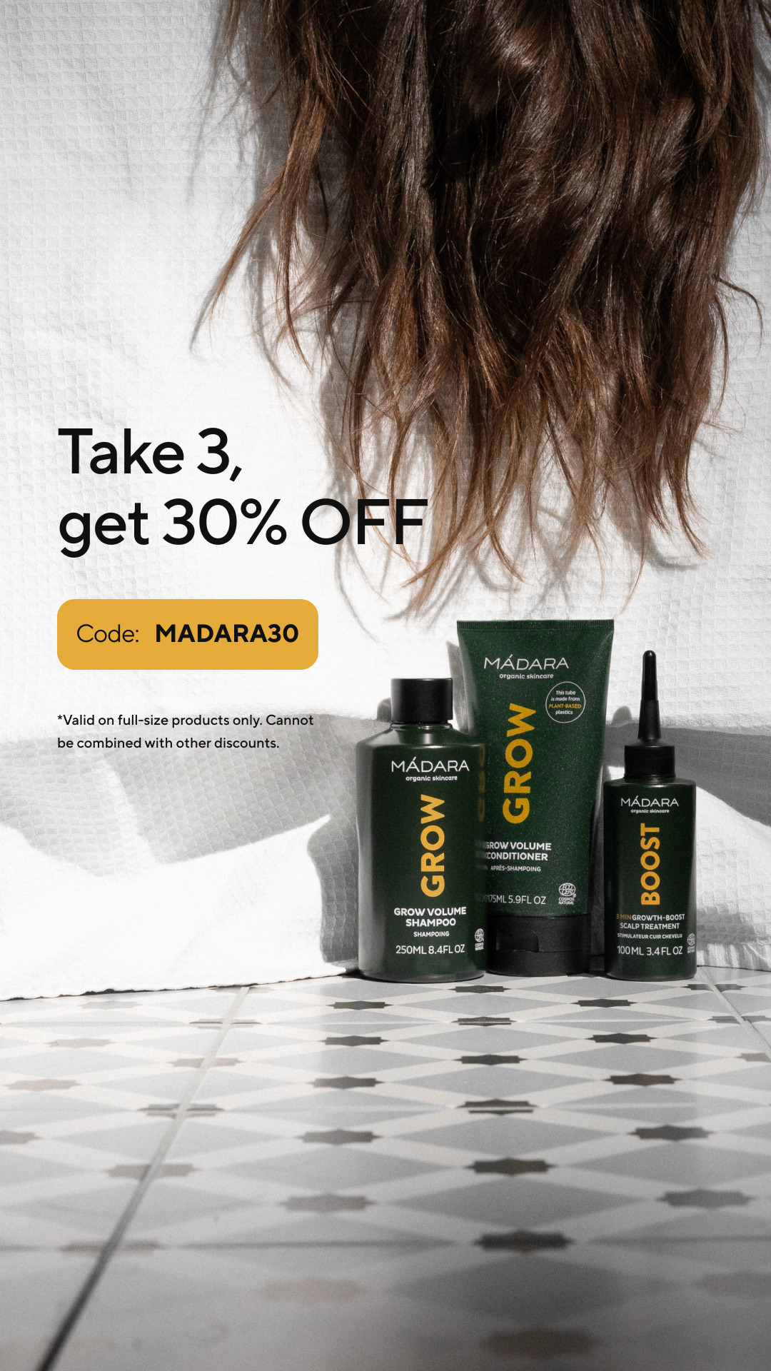 Mádara Organic Skincare Facebook ad