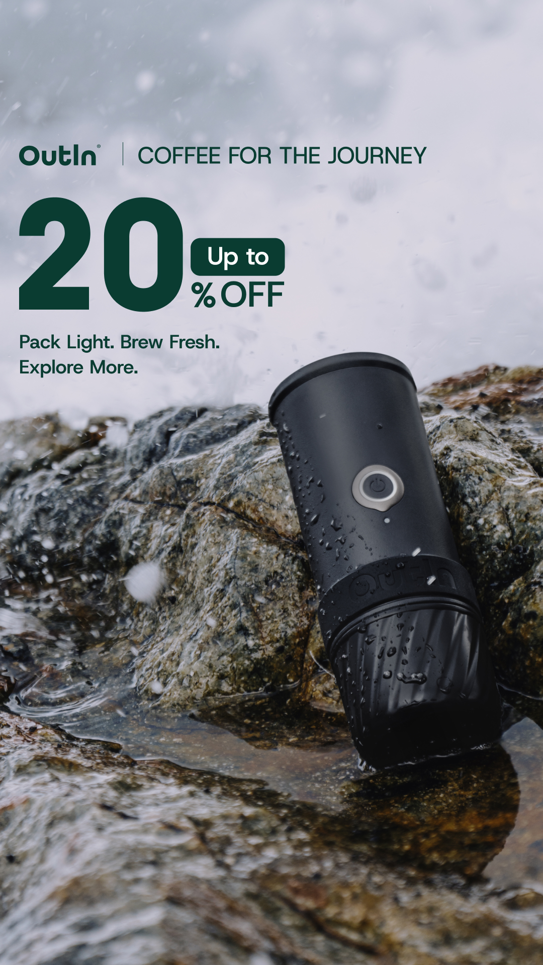 Outin Portable Electric Espresso Machine Facebook ad