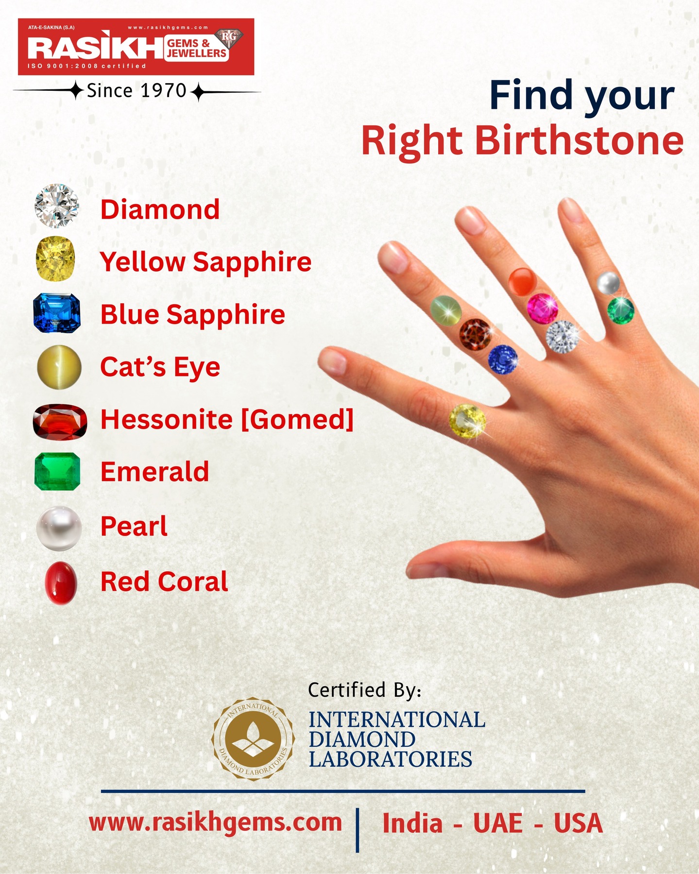 Rasikh Gems Dubai Facebook ad