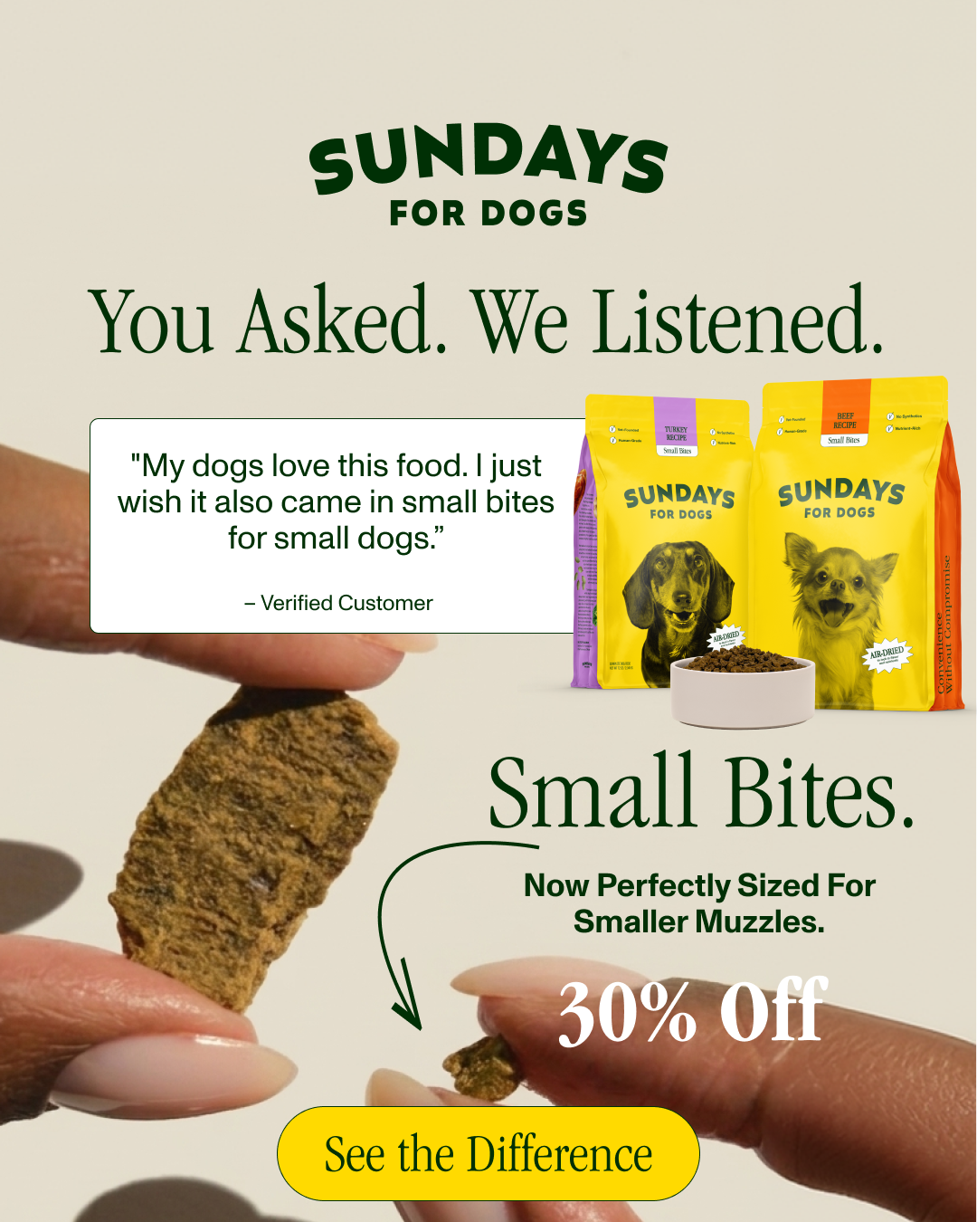 Sundays Facebook ad