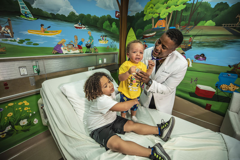 ER of Texas Little Elm Facebook ad: On-site CT, X-ray, EKG & labs