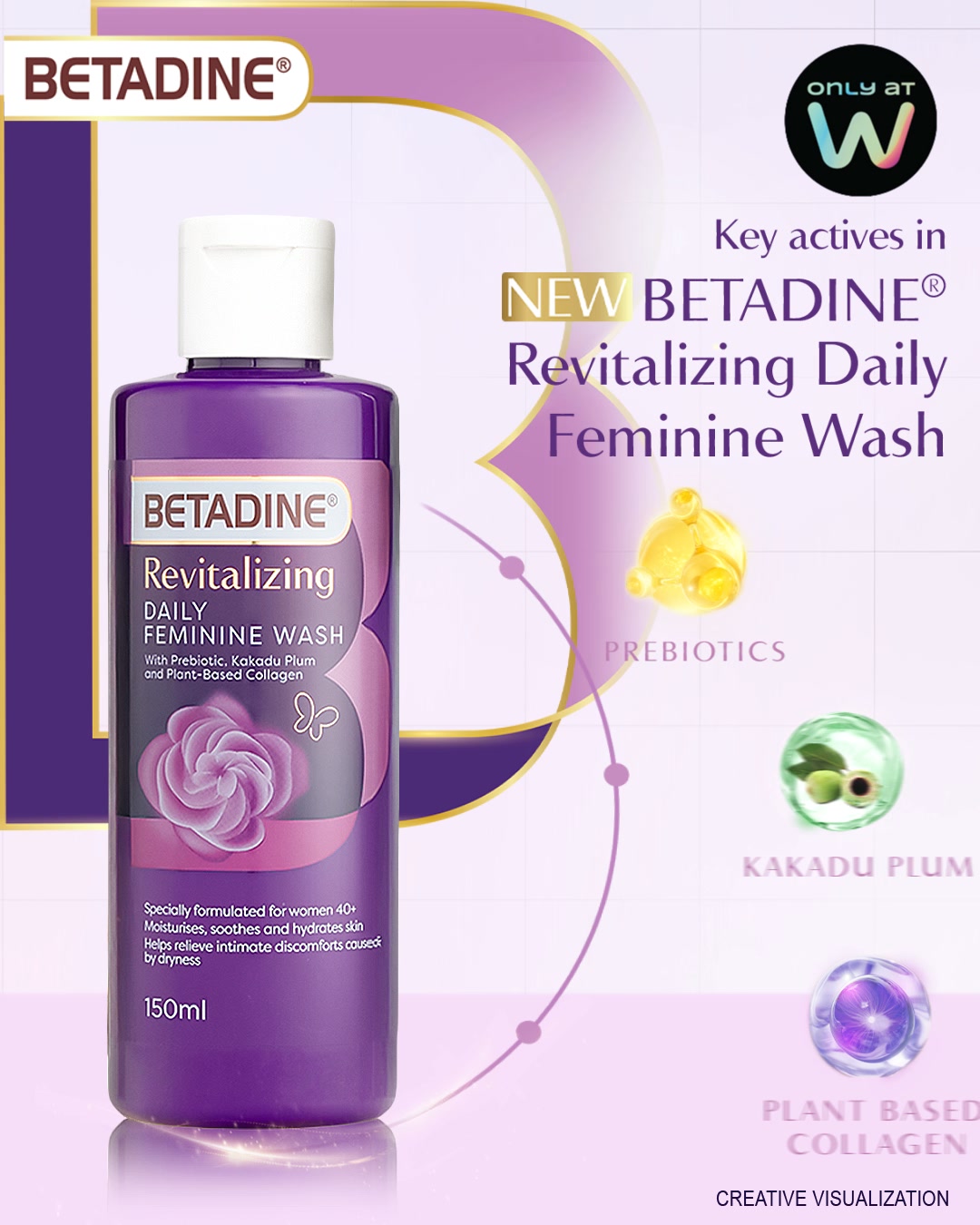 Betadine Feminine Care PH Facebook ad: New BETADINE Revitalizing Daily Feminine Wash is enriched…