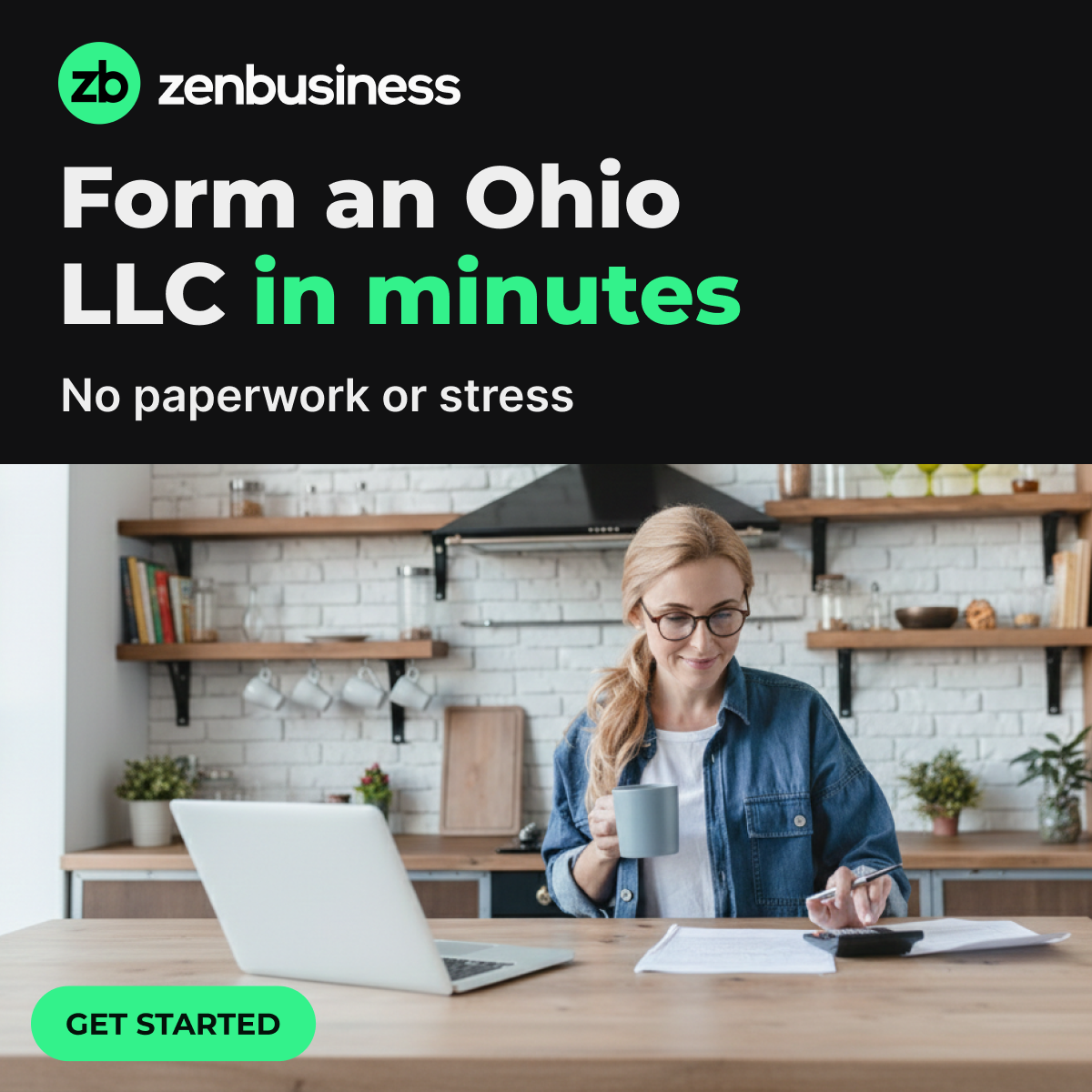 ZenBusiness Facebook ad