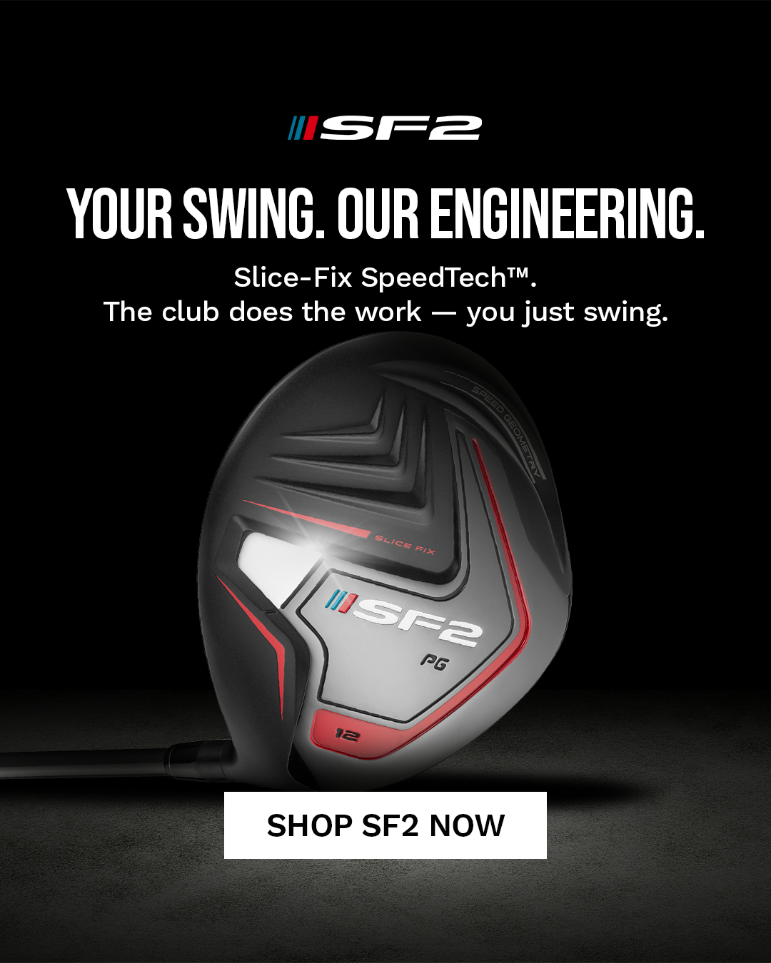 Performance Golf Facebook ad