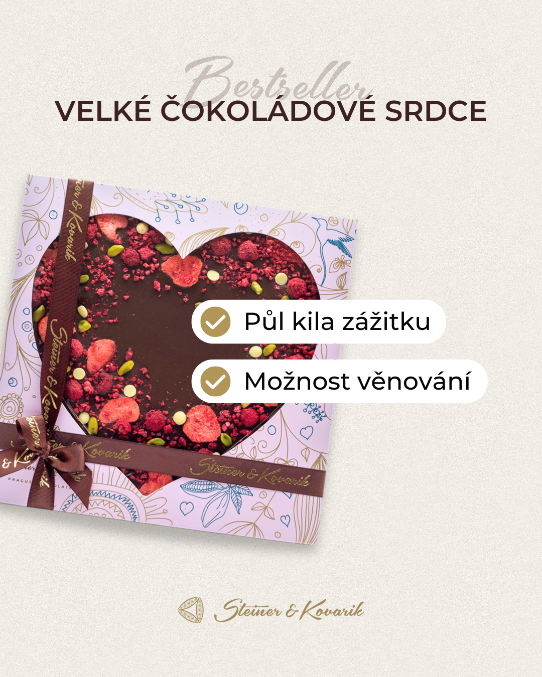 Čokoládovna Steiner & Kovarik Facebook ad