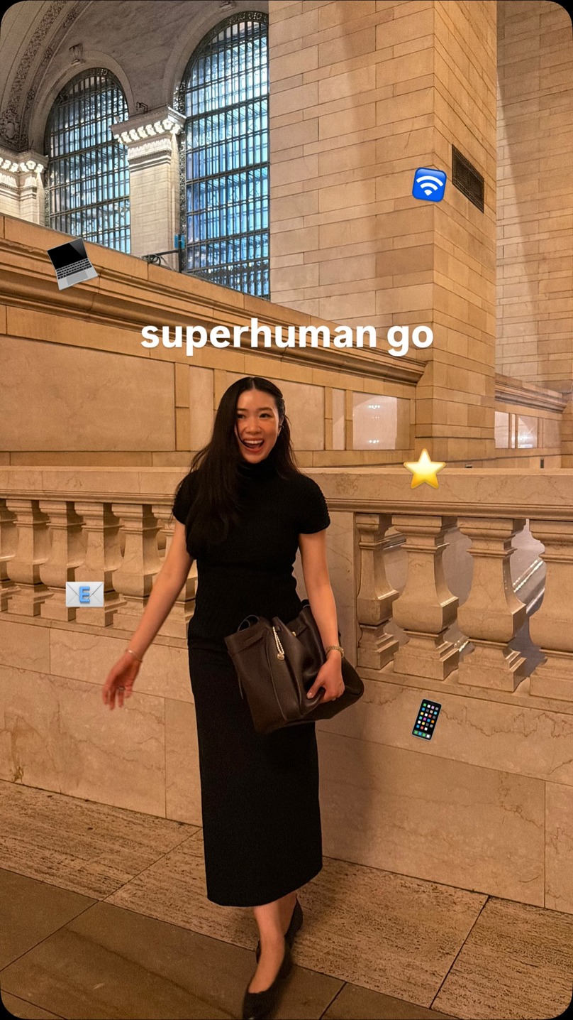 Superhuman Facebook ad: when constant updates come at me from every…