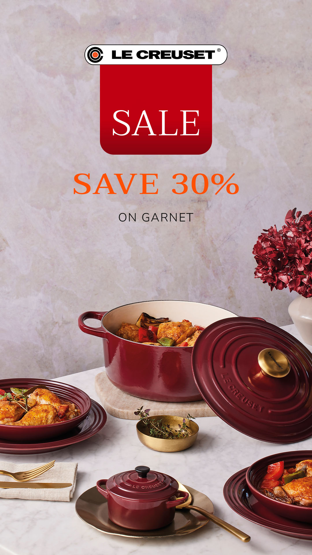 Le Creuset Australia Facebook ad from May 25, 2026