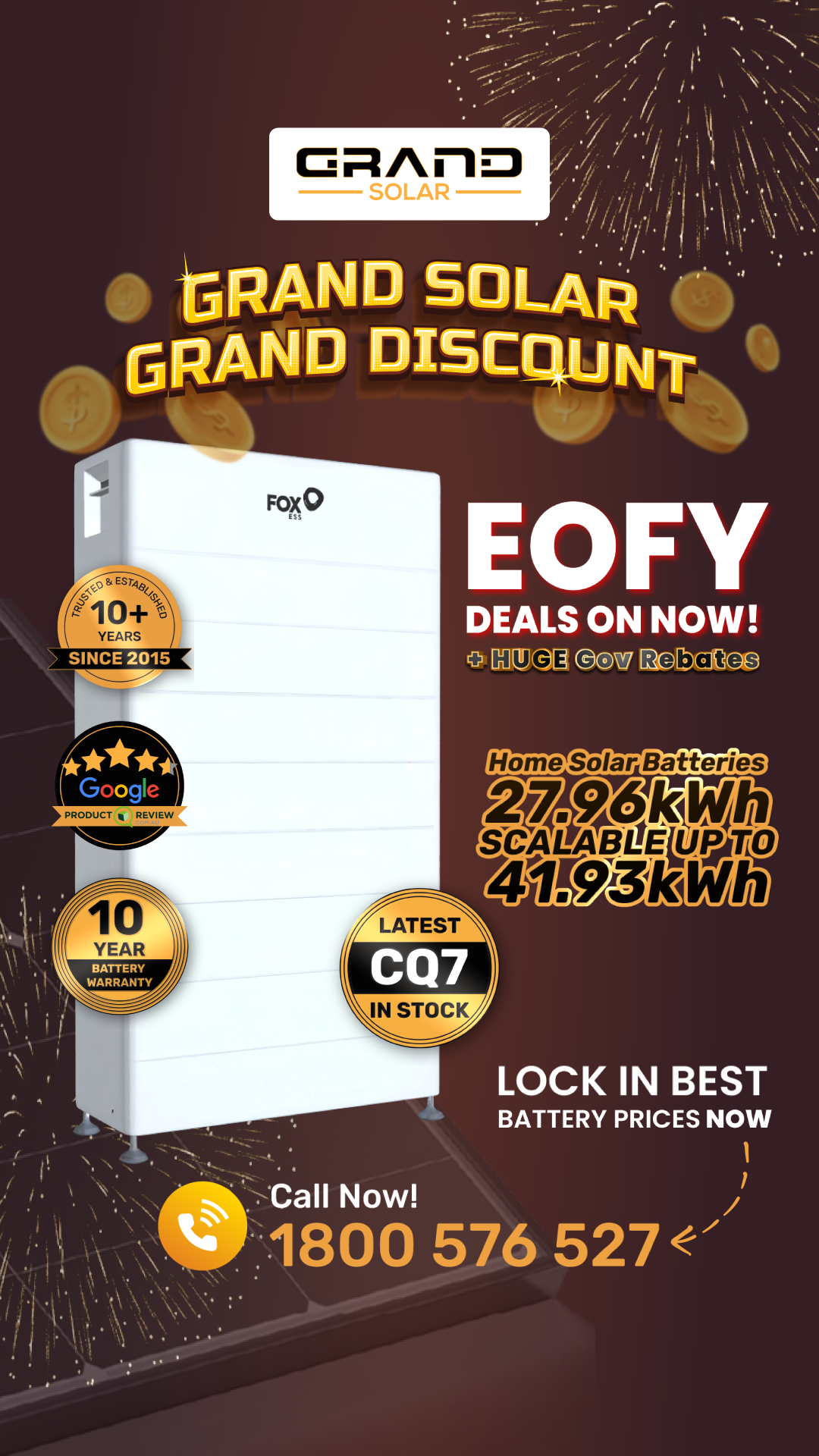 Grand Solar Pty Ltd Facebook ad