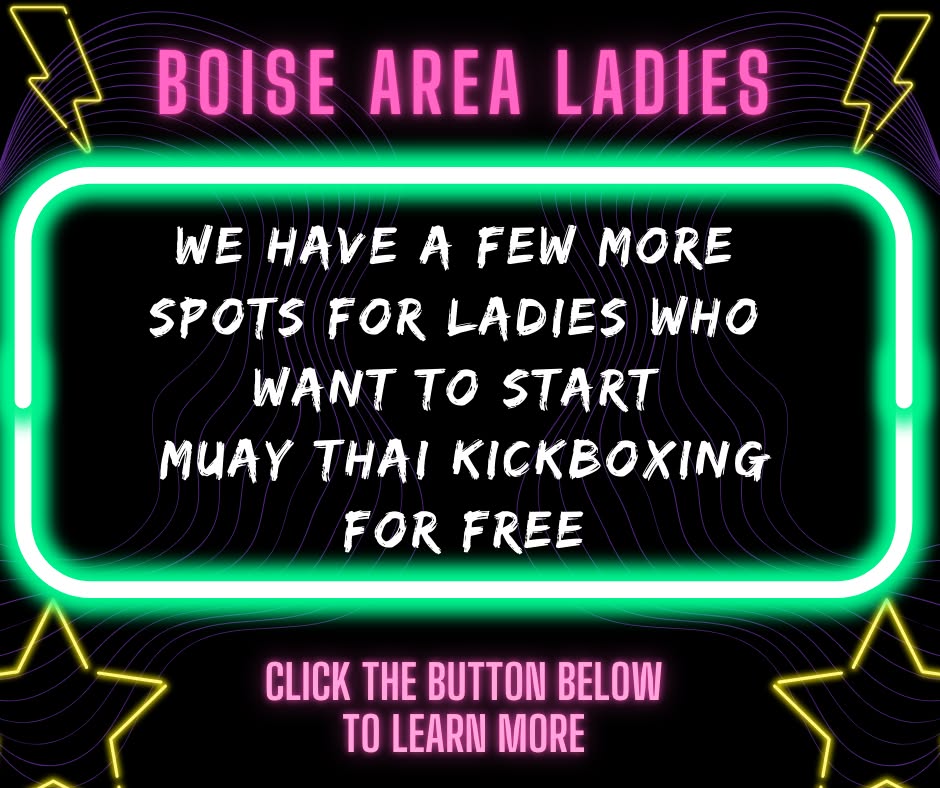 Egley Train Academy - Boise Facebook ad: FREE Muay Thai Kickboxing Lesson