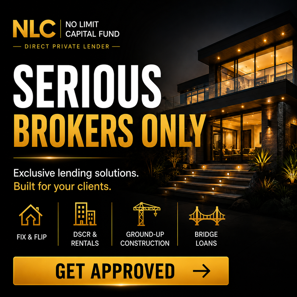 No Limit Capital Facebook ad: Partner With a Direct Private Lender