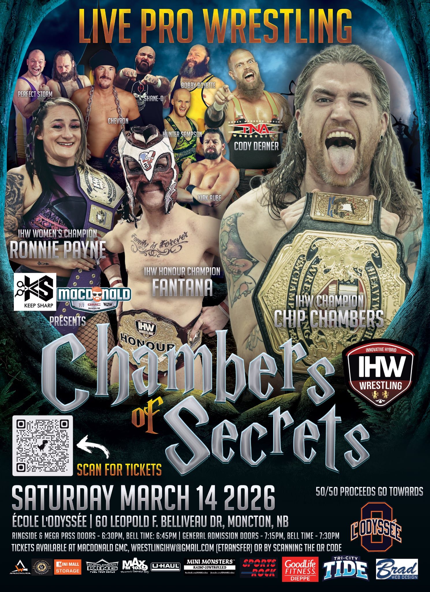 IHW Wrestling Facebook ad: IHW Wrestling: Chambers of Secrets | 3Common