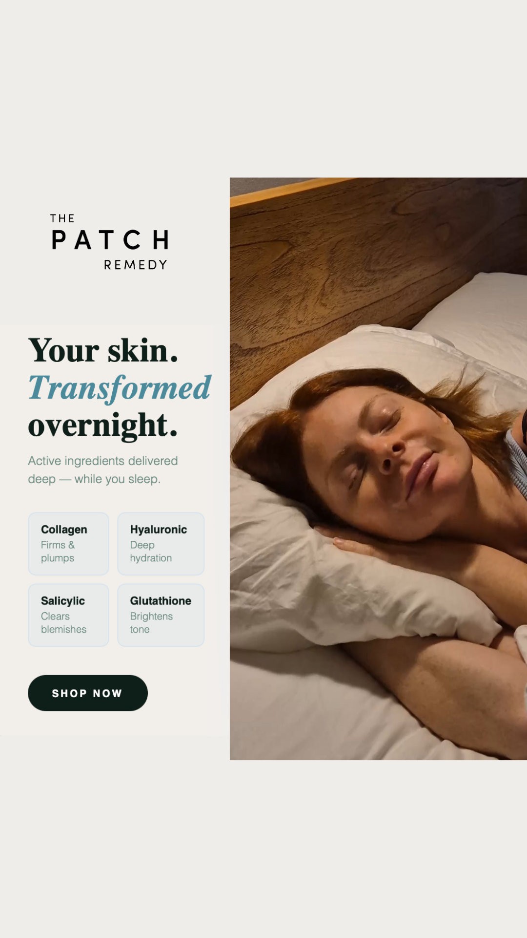 The Patch Remedy Facebook ad
