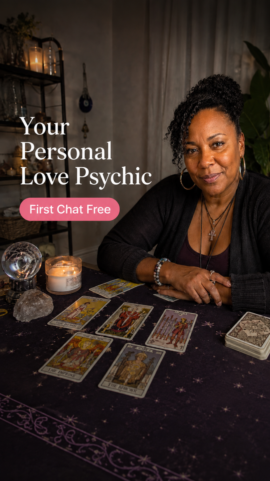 PsychicBook Facebook ad: Live Psychic Readings