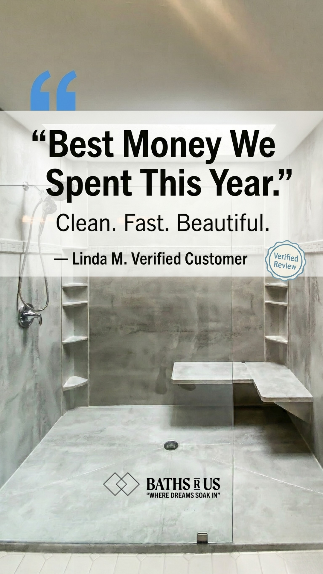 Baths R Us Facebook ad