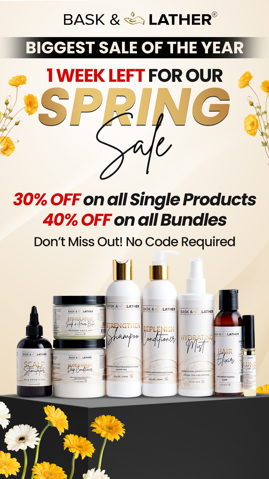 Bask & Lather Co Facebook ad