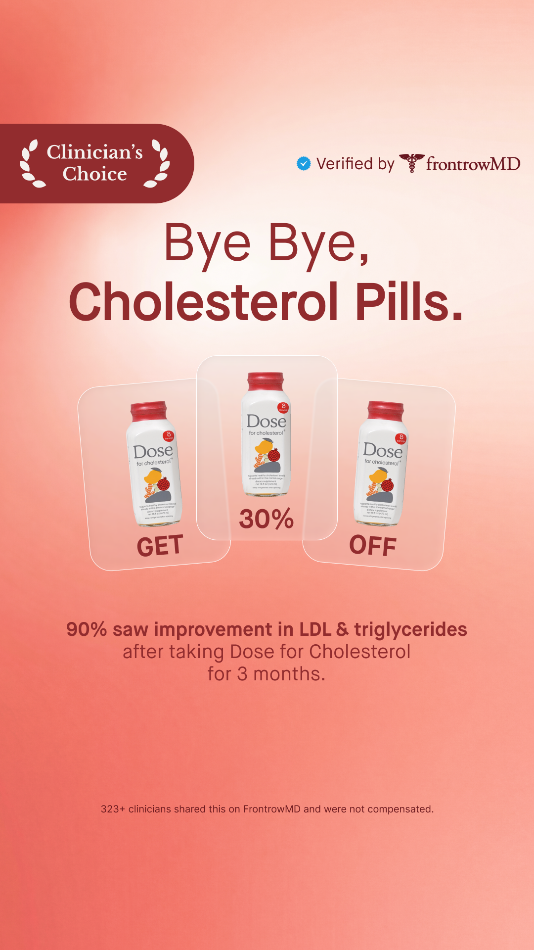 Dose for Cholesterol Facebook ad
