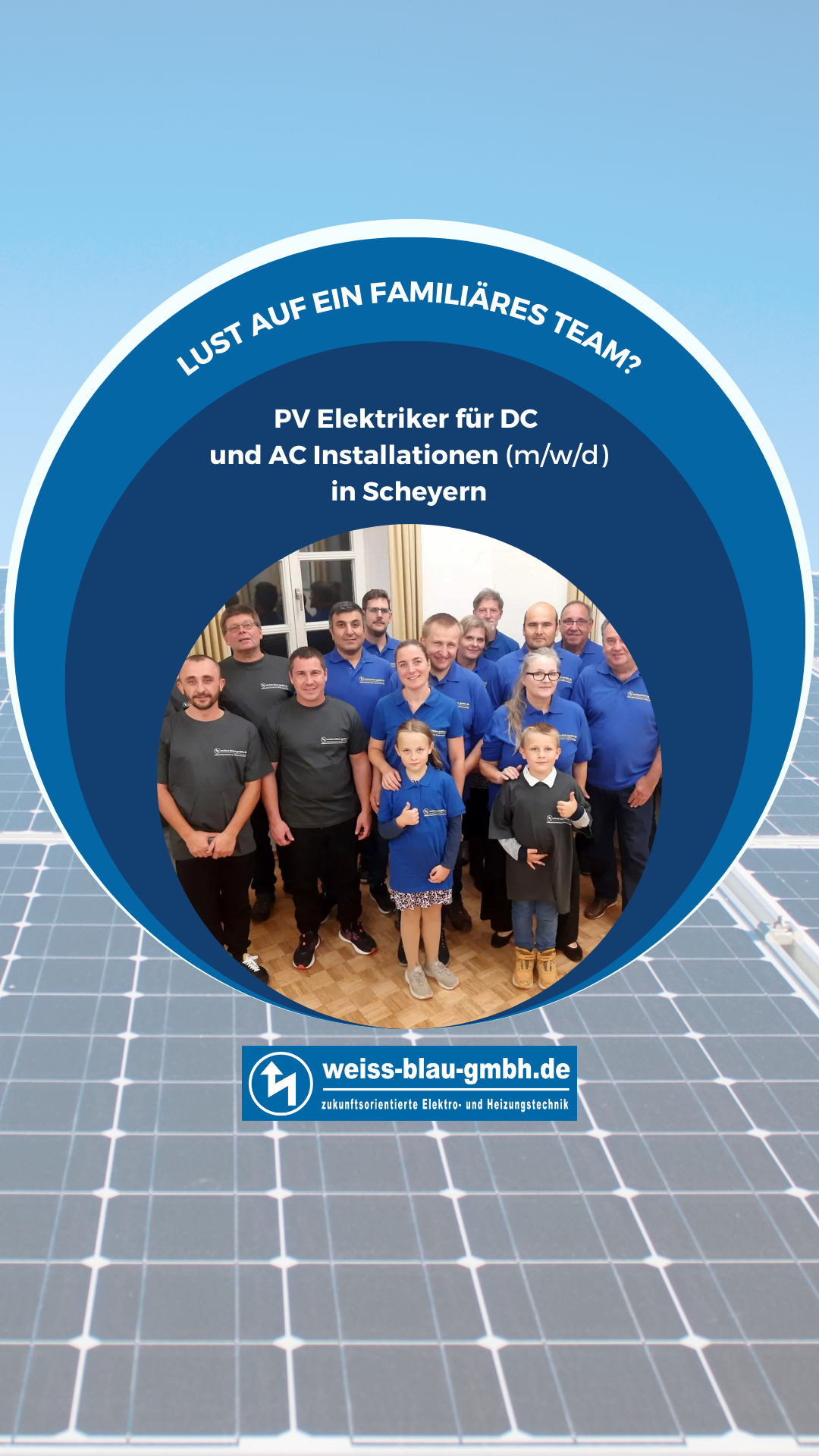 Photovoltaik weiss-blau Facebook ad from Jan 6, 2026