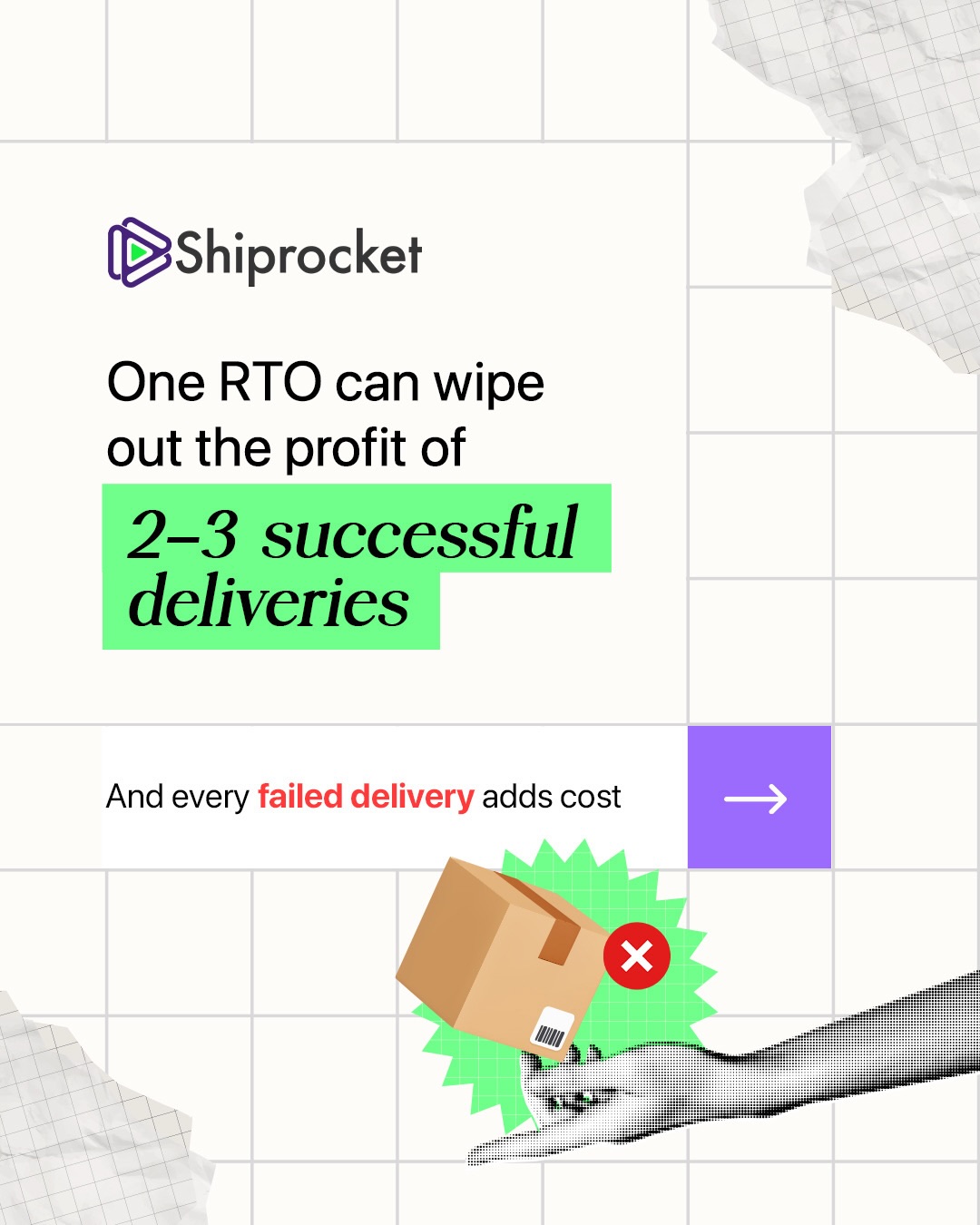 Shiprocket Facebook ad
