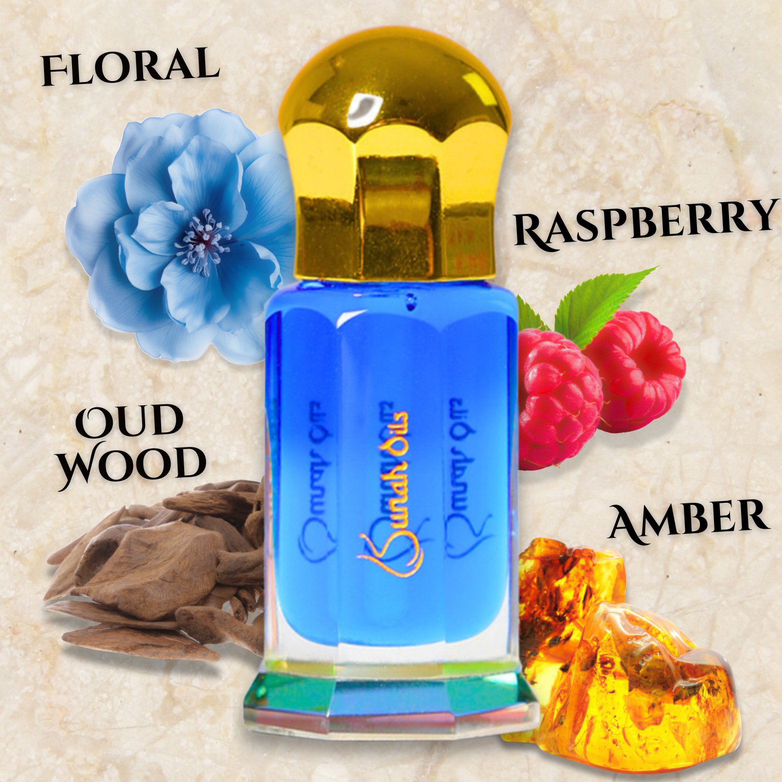 Sunah Oils Facebook ad: Royal Blue Oud