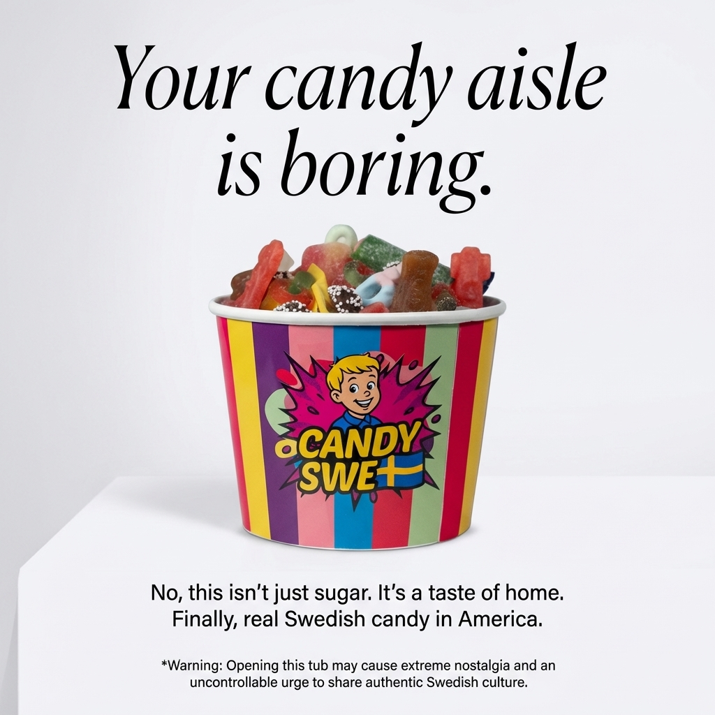 Candy Swe Facebook ad