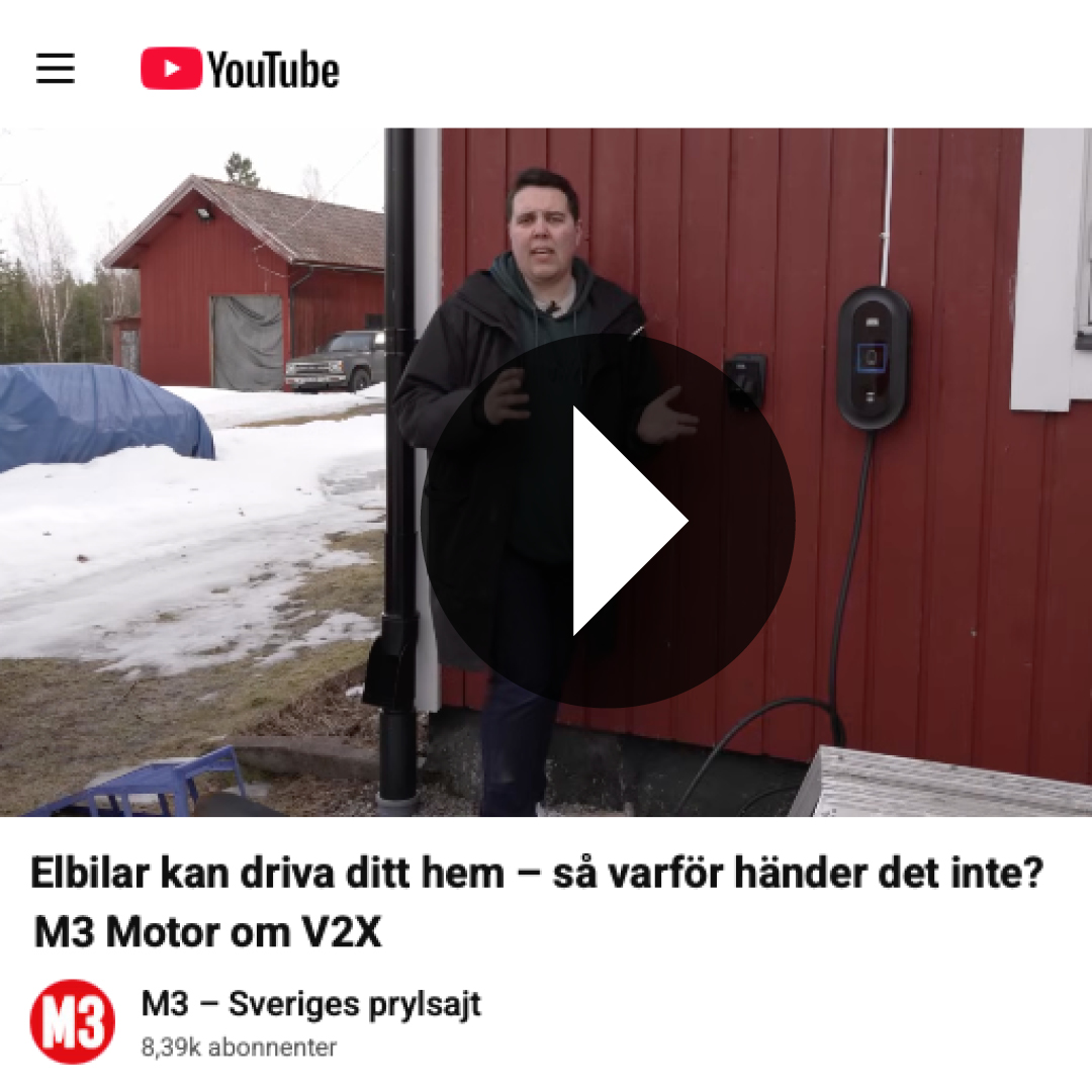 DEFA Facebook ad: Elbilar kan driva ditt hem, så varför händer det inte?