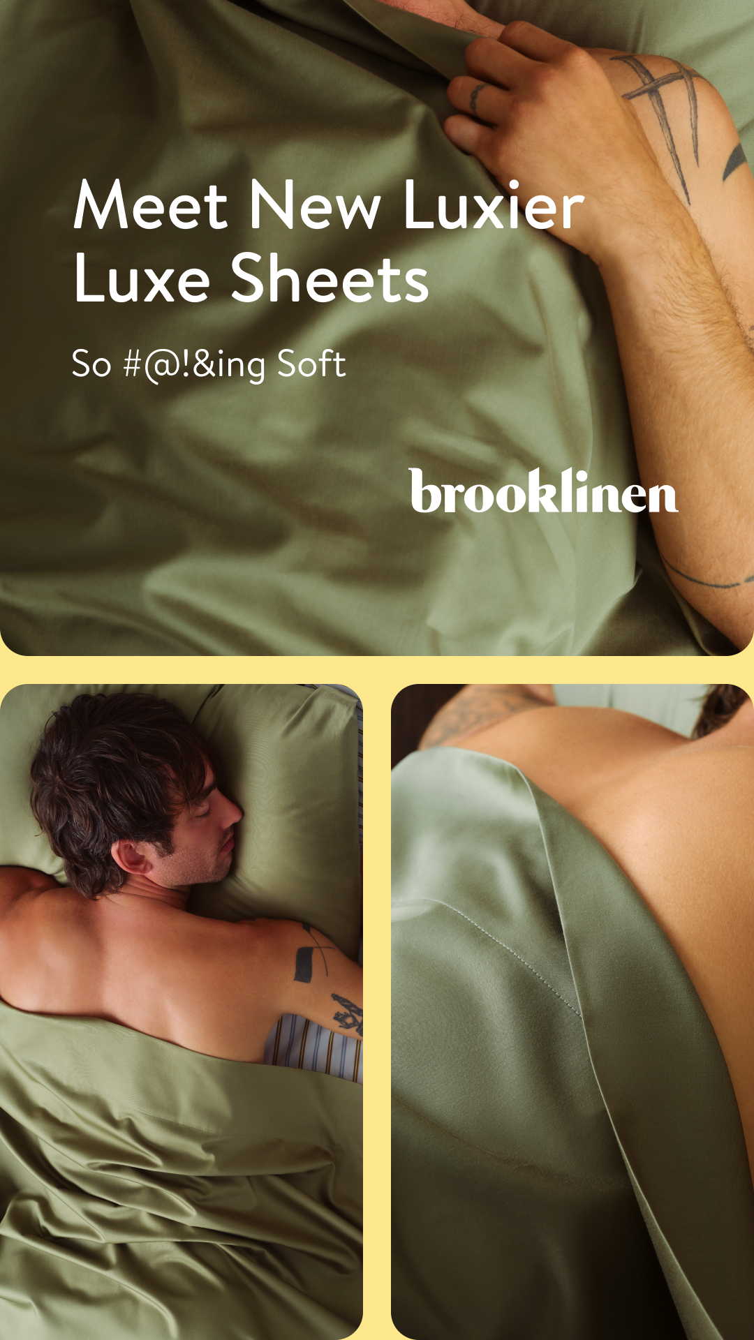 Brooklinen Facebook ad