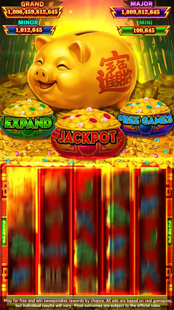 Gleaming Slots Facebook ad: Play Gleaming Slots, Best Real Money Gaming Experience!