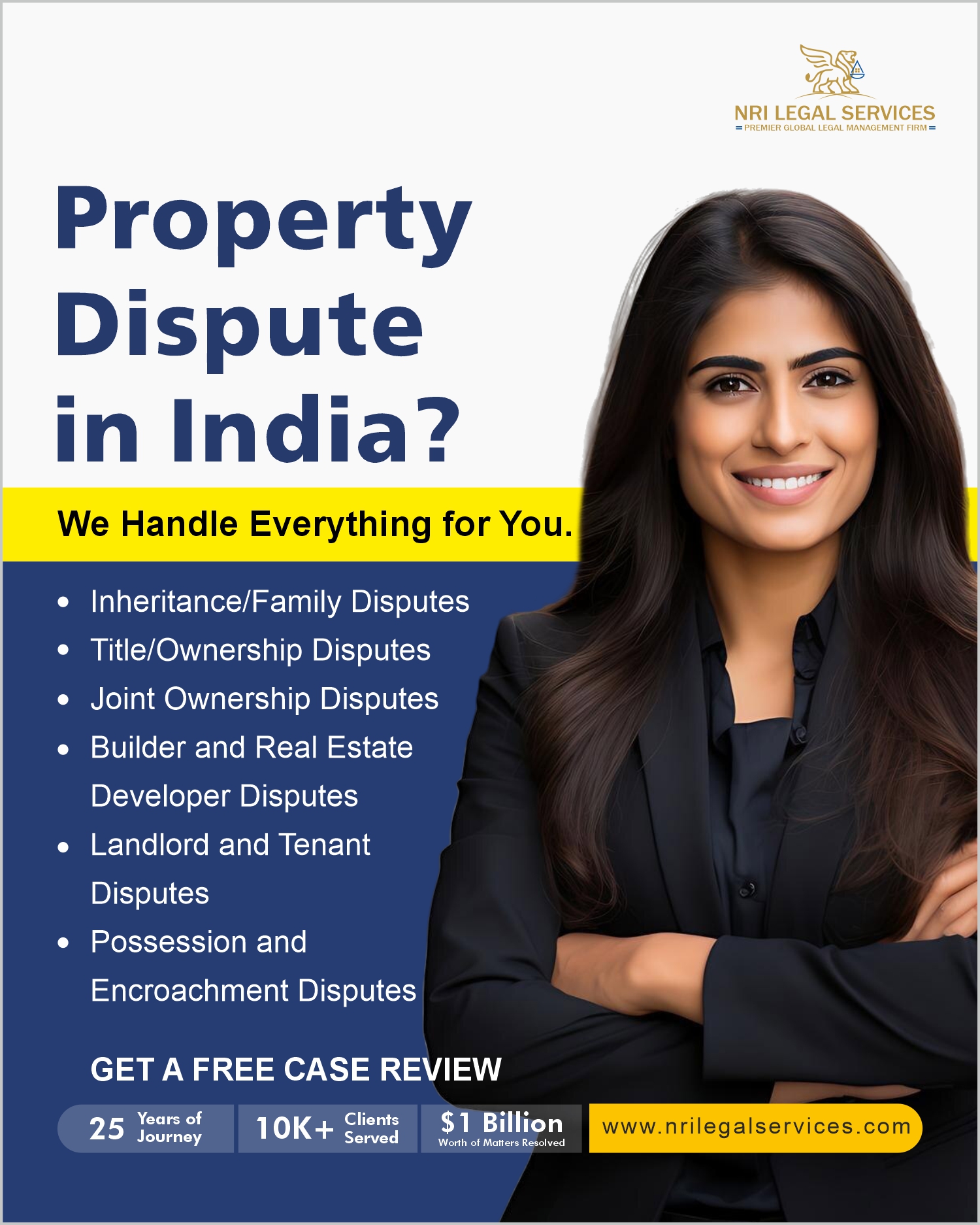NRI Legal Services Facebook ad