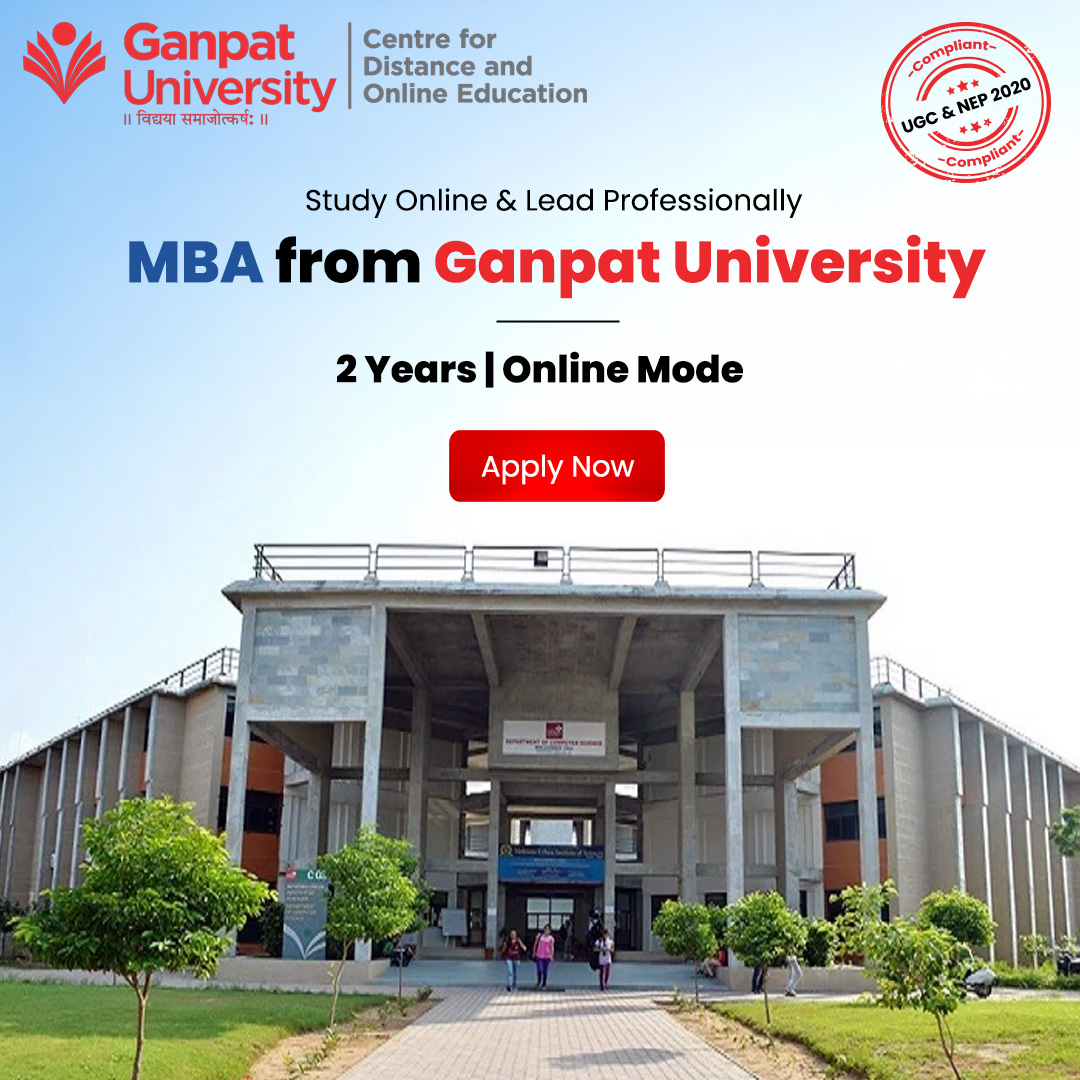 Ganpat University Online Facebook ad