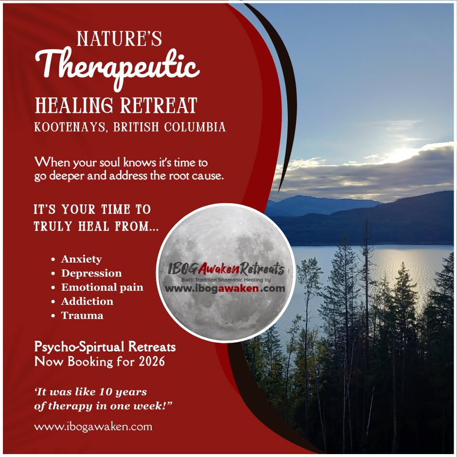 Ibogawaken Retreats Facebook ad: This isn’t a quick fix.