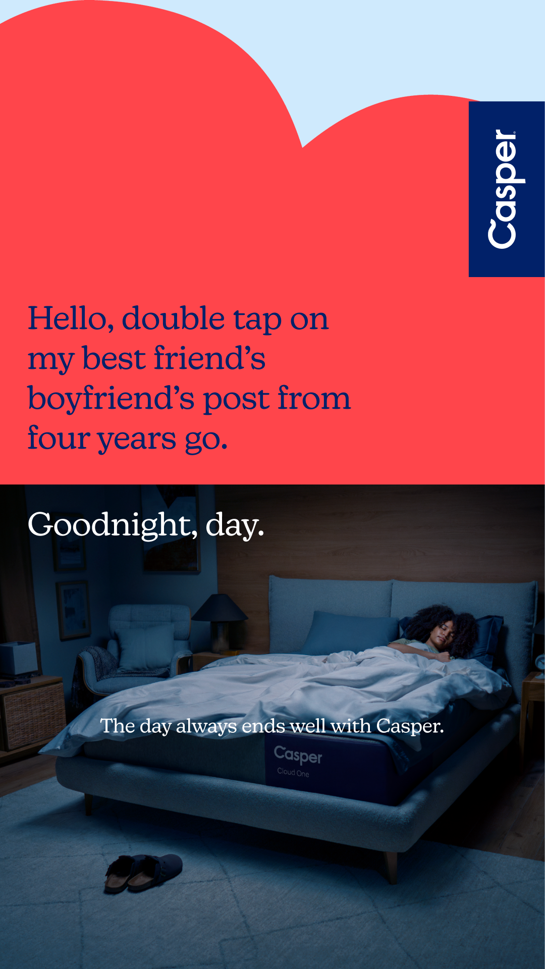 Casper Facebook ad