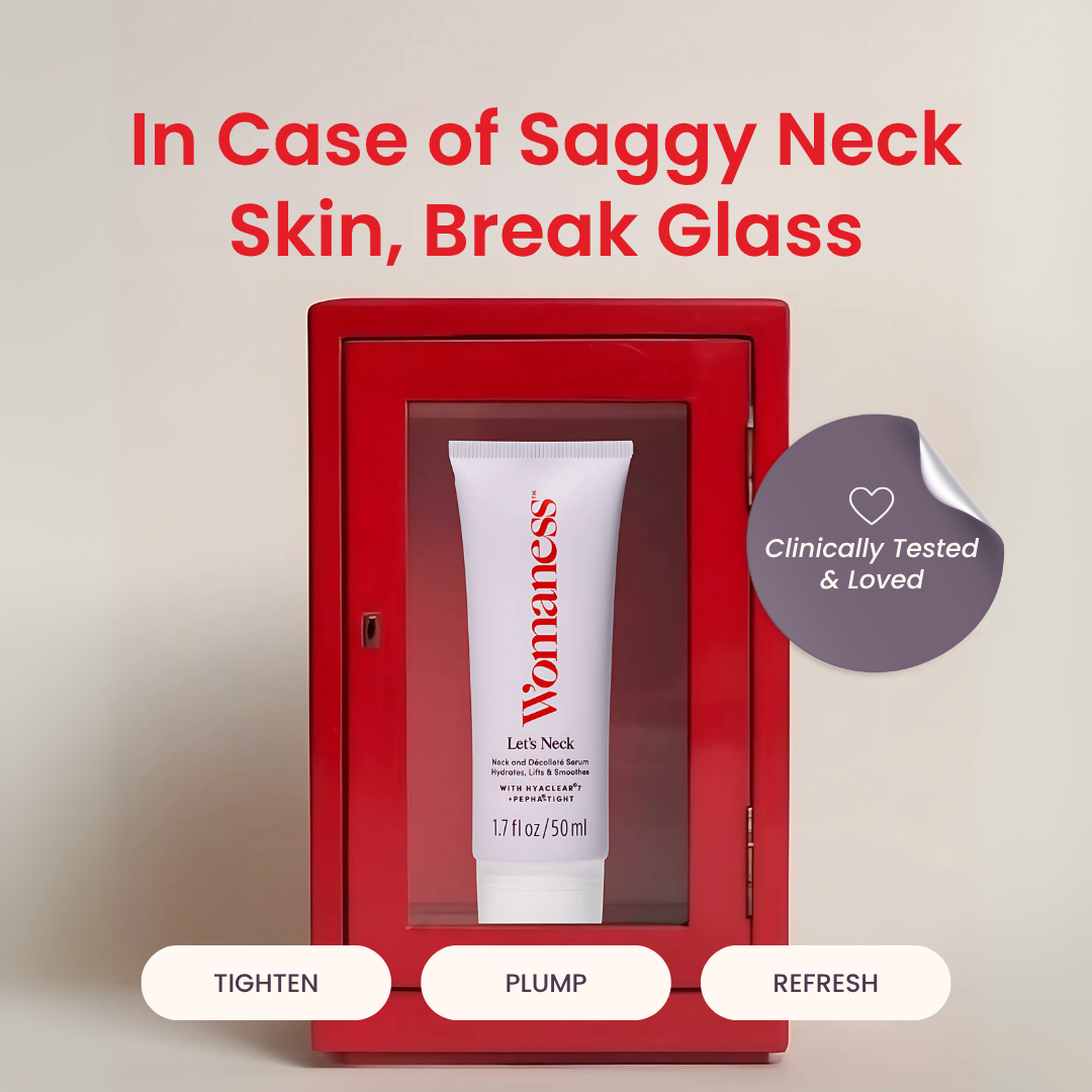 Womaness Facebook ad: Skincare Made for Menopausal Skin, Save Up To 10%