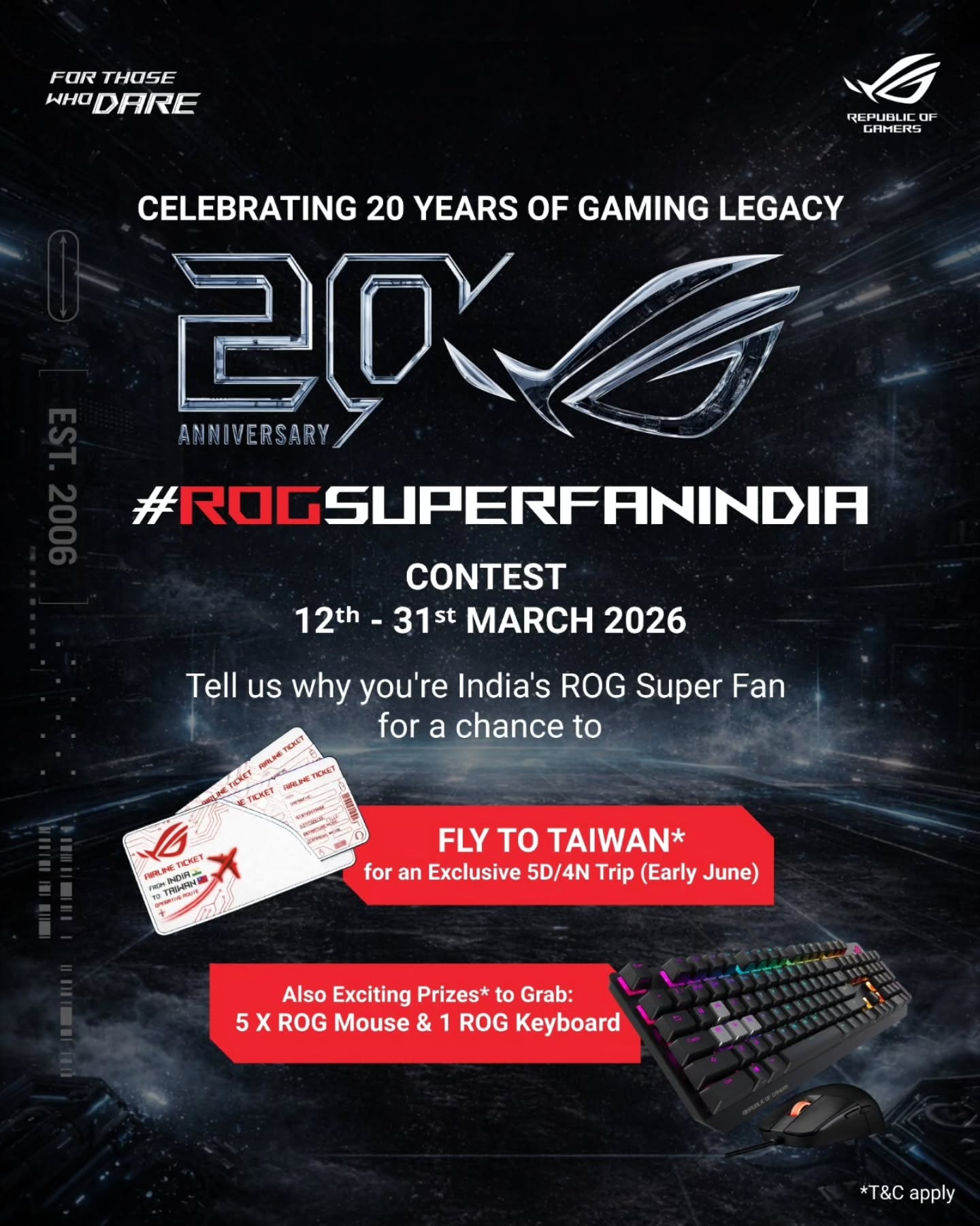 ASUS Republic of Gamers Facebook ad
