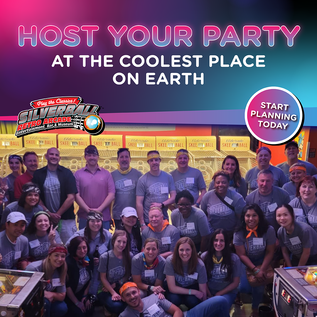 Silverball Retro Arcade - Delray Beach Facebook ad